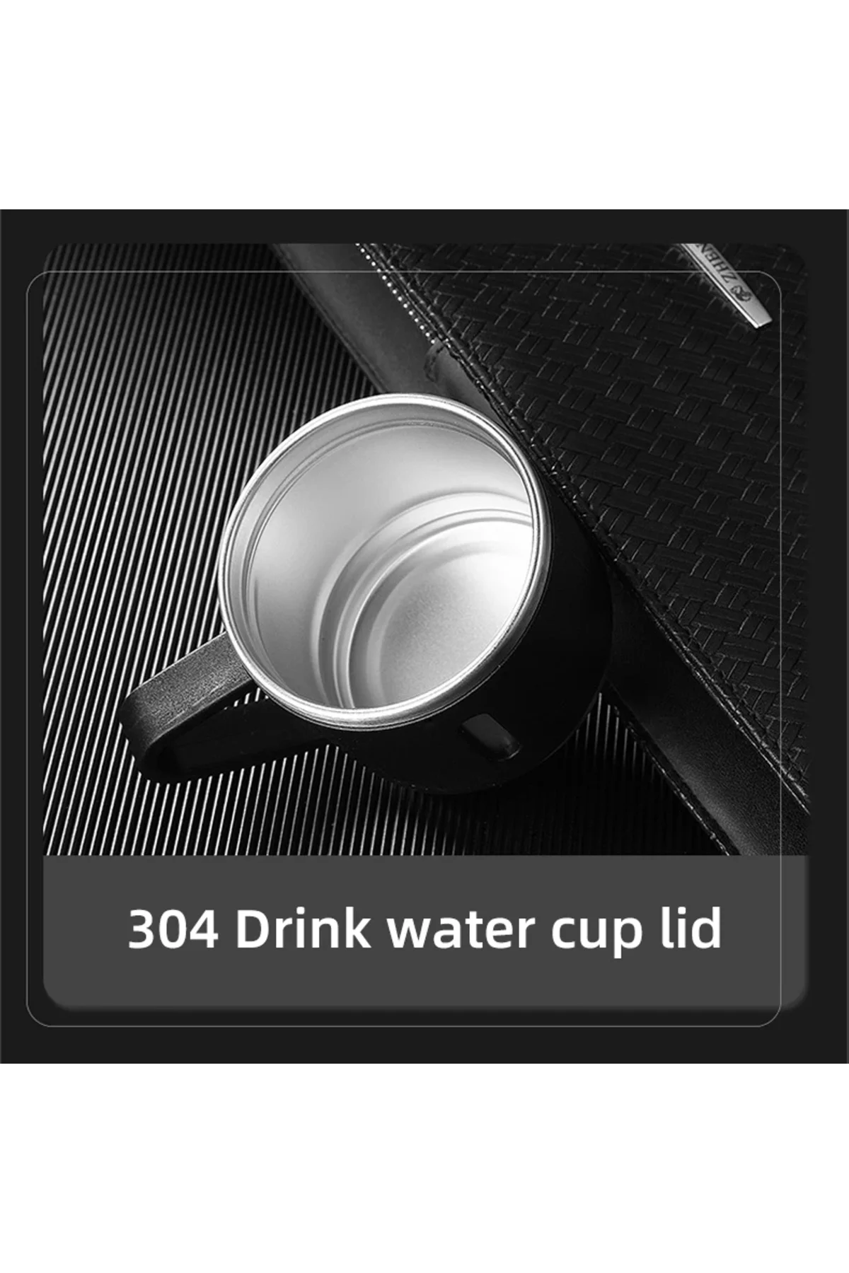 Paslanmaz Çelik 3 Bardaklı Vakumlu Termos Set 500 Ml, 12 Saate Kadar Isı Koruma Termos Siyah - pazariz Görsel 5