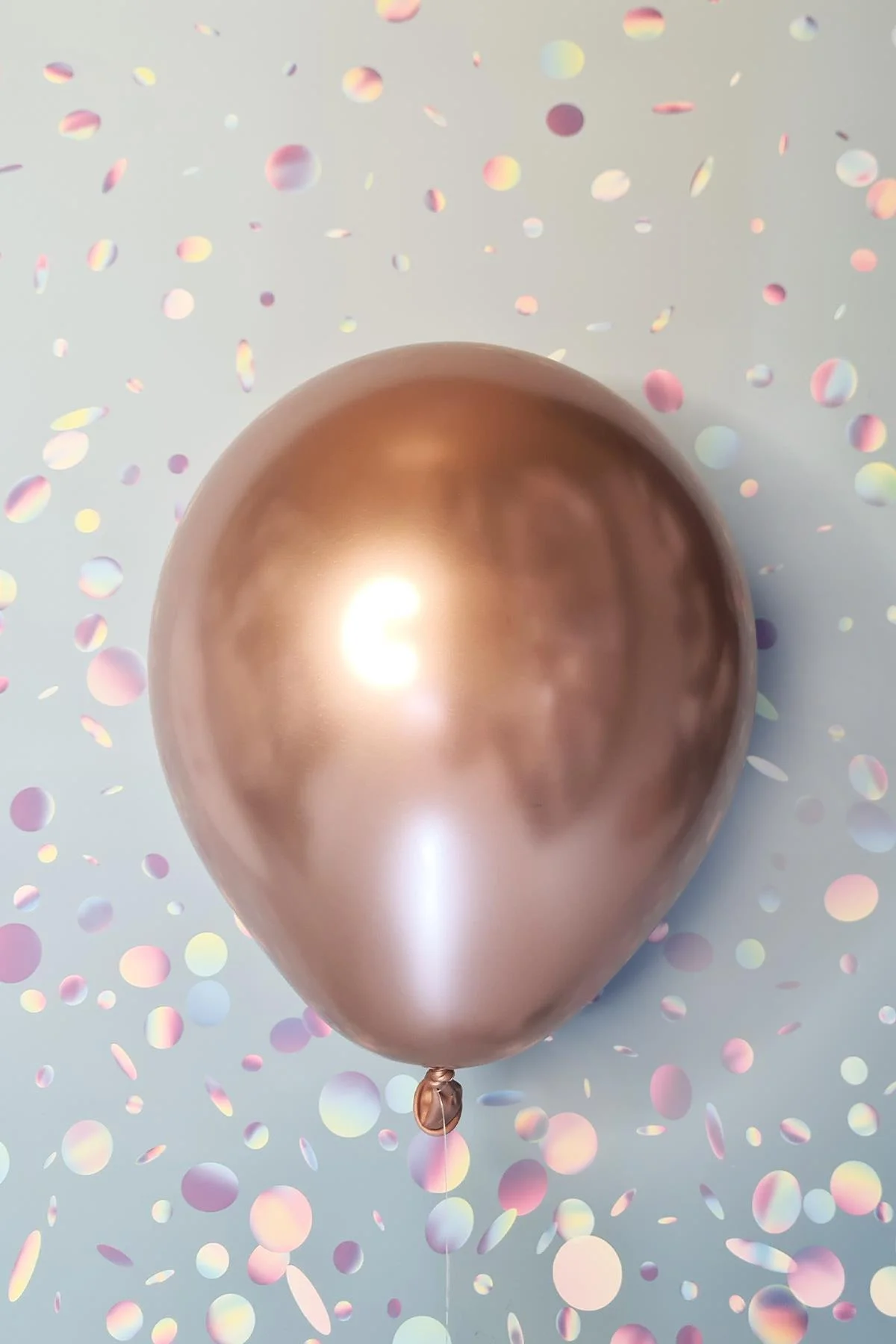 Rose Gold Krom Balon Aynalı Balon Roe Gold Renk 10lu