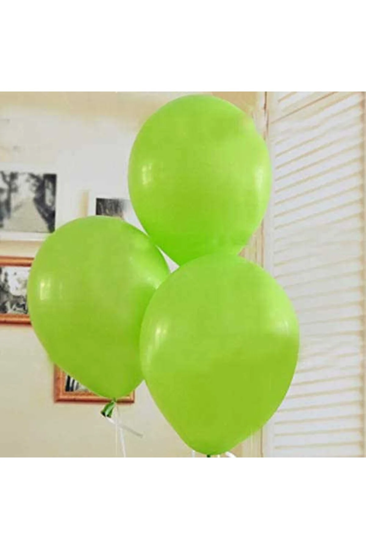 Yeşil Pastel Balon 20 Adet - Partioutlet Görsel 3