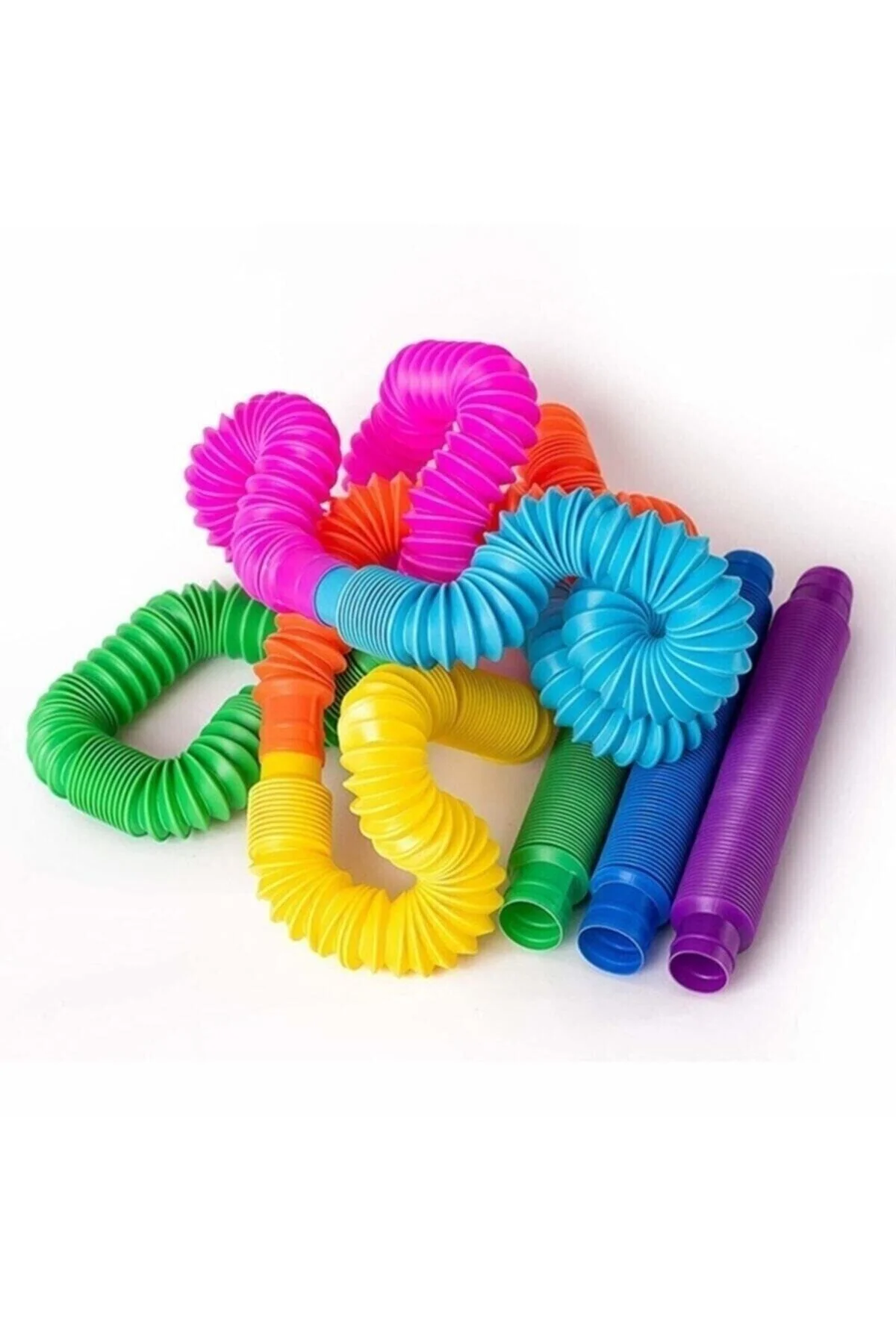 5'li Pop Tubes Stres Giderici Popit Fidget Eğitici Oyuncak (5 Adet Pop Tube) - pazariz Görsel 4