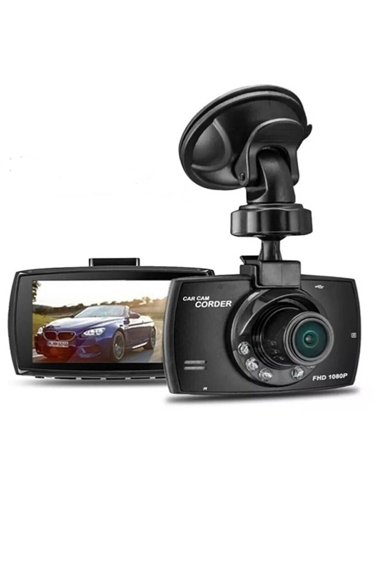 1080p Full Hd Araç Içi Kamera Araç Yol Kayıt Kamerası Çakmaklık Girişli - pazariz Görsel 2