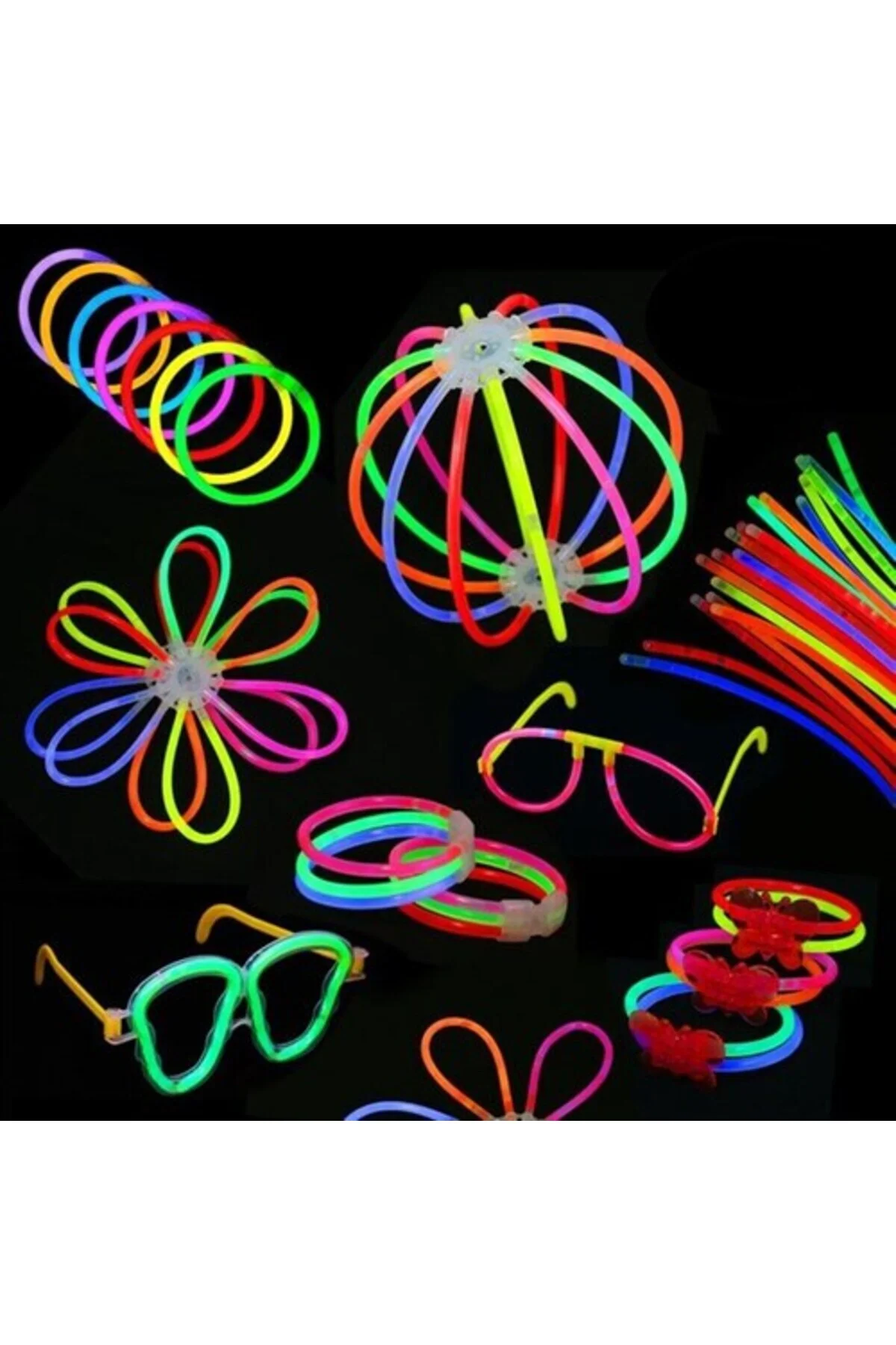 Glow Stick - Fosforlu Çubuk 100 Parça Alithestereo - Xnews Görsel 3