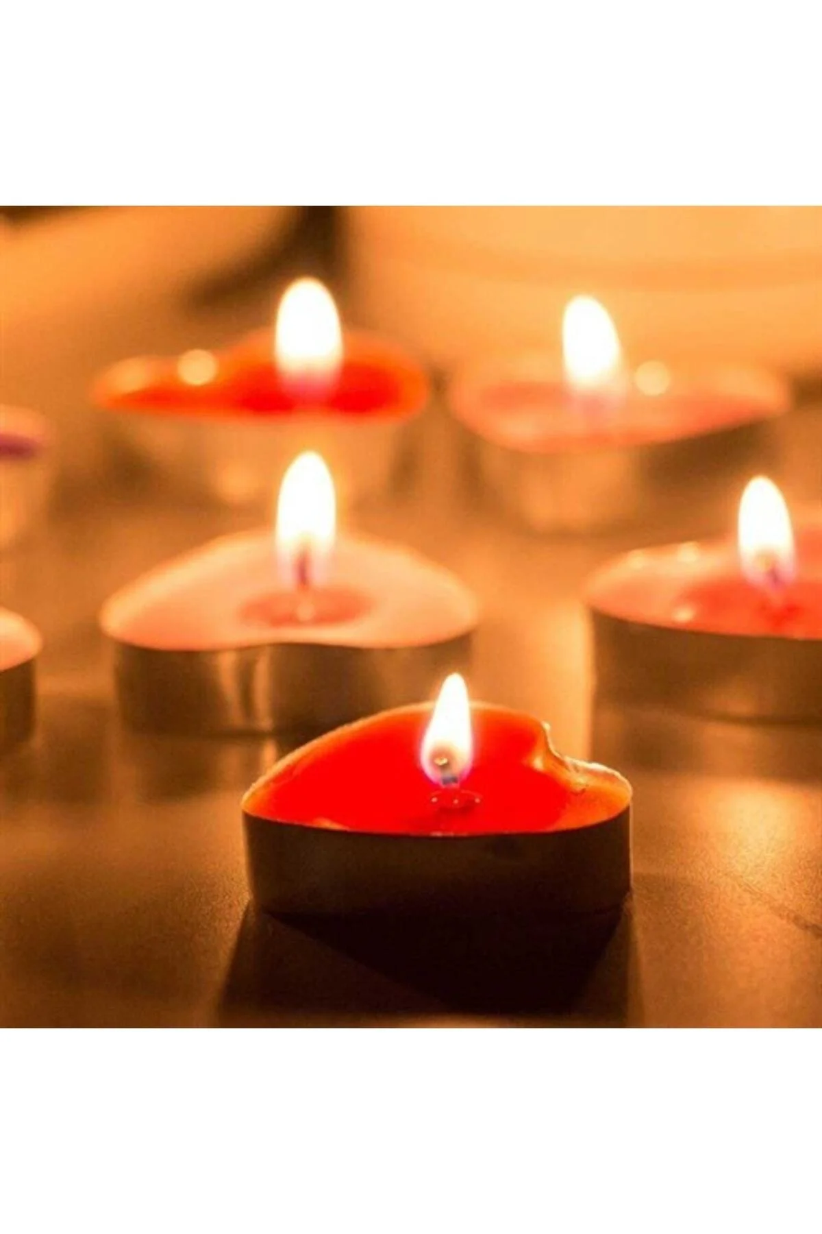 Kırmızı Tealight Mum 50 Adet - Partioutlet Görsel 4