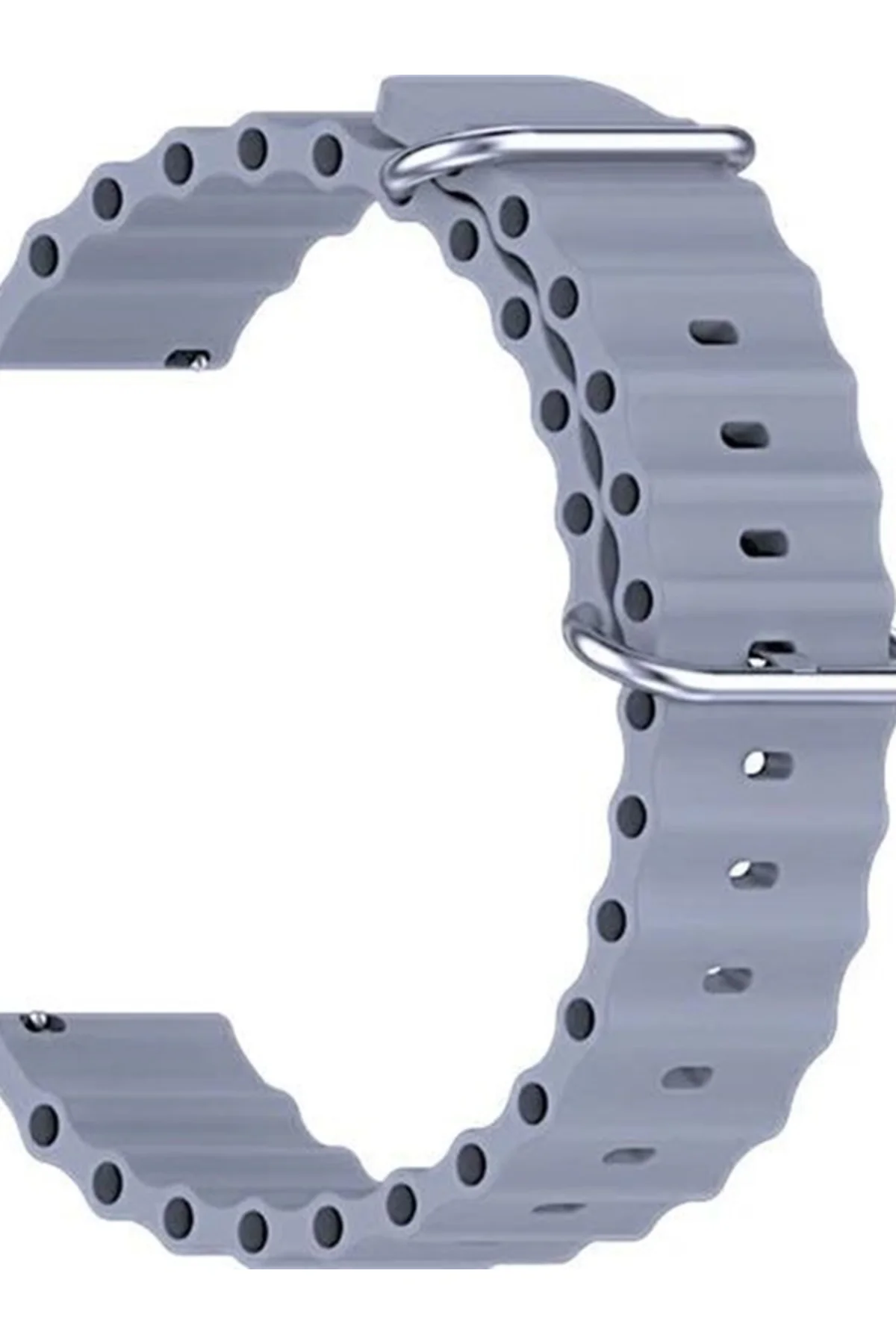 Amazfit Bip-Bip U Pro İçin Ocean Loop Silikon Kordon 20MM - Markacase Görsel 2