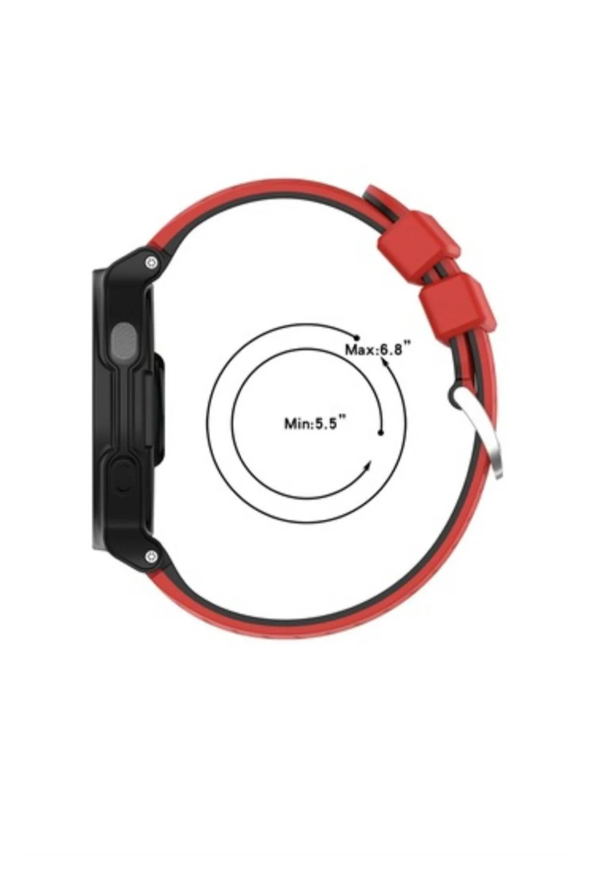 Garmin Forerunner 735XT Uyumlu Silikon Kordon - Markacase Görsel 2