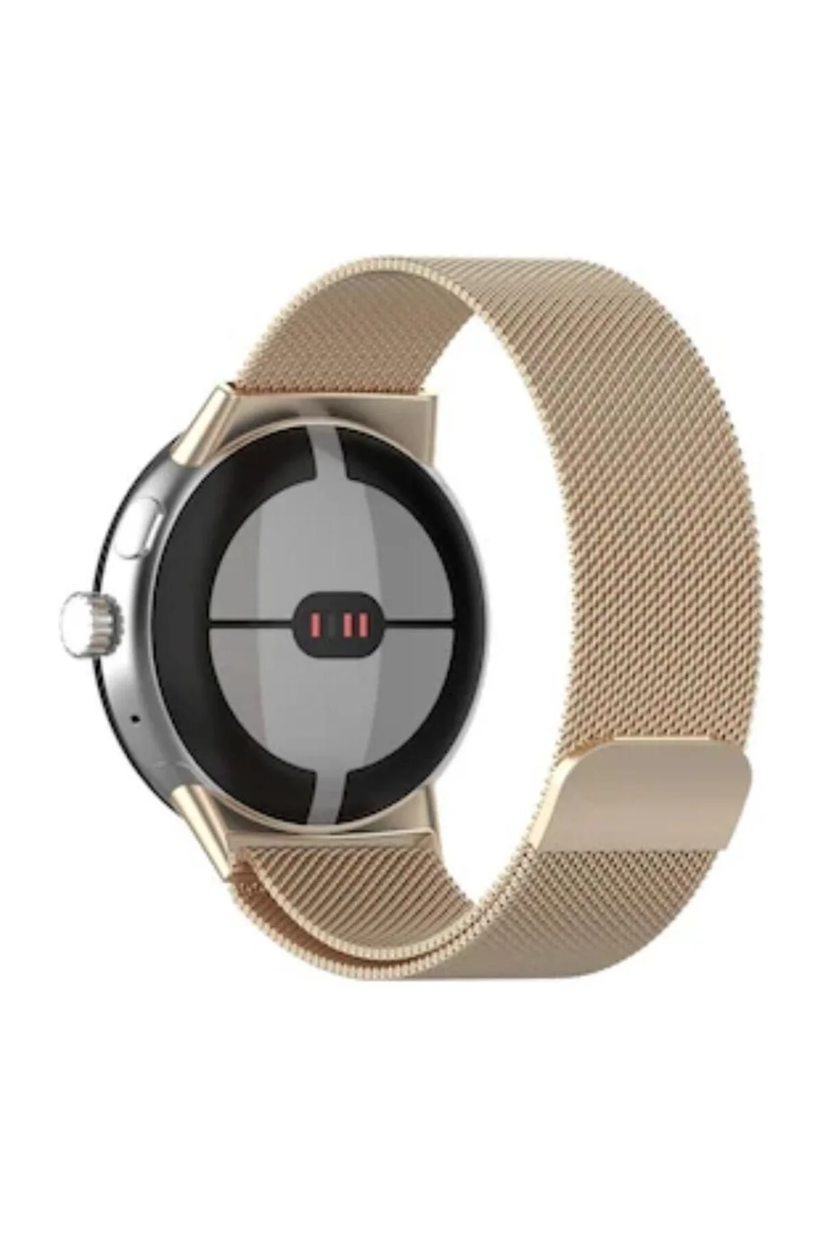 Google Pixel Watch Uyumlu Milanese Paslanmaz Çelik Metal Saat Kordonu - Markacase Görsel 2