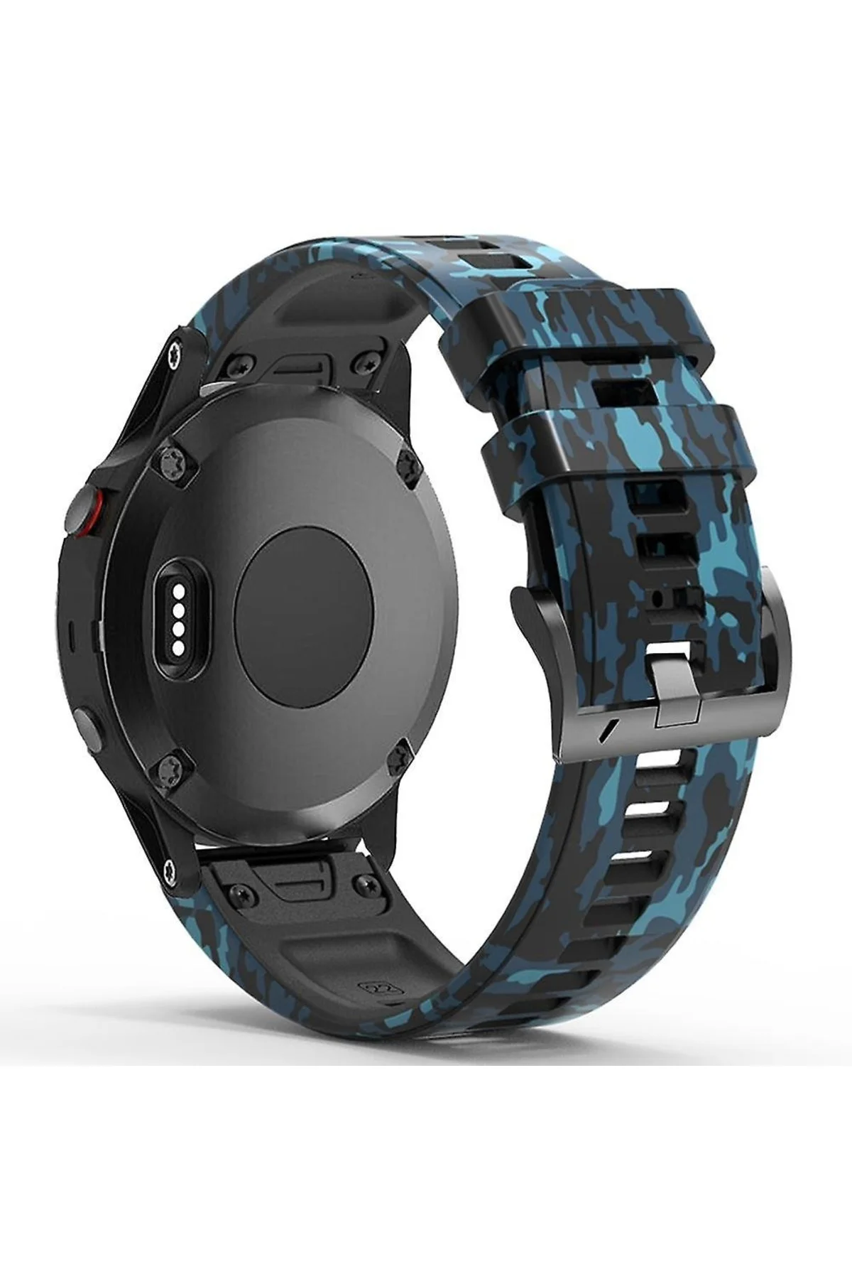 Garmin Forerunner 935/945/955 silikon kayış(22mm) Kamuflaj Silikon Saat Kordonu