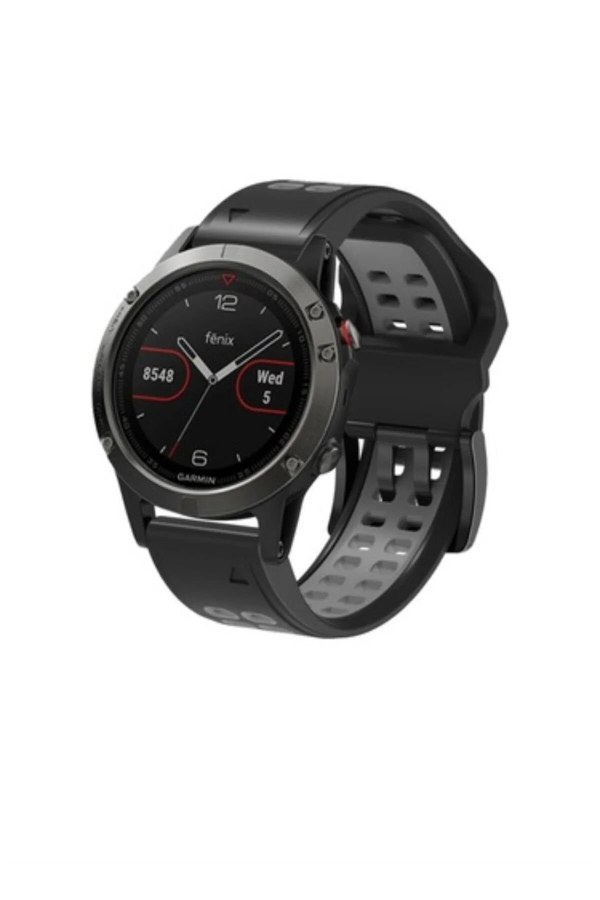 Garmin apporach 60-62 (22mm) Hızlı Bırakma Çift Sıralı Silikon Saat Kordonu