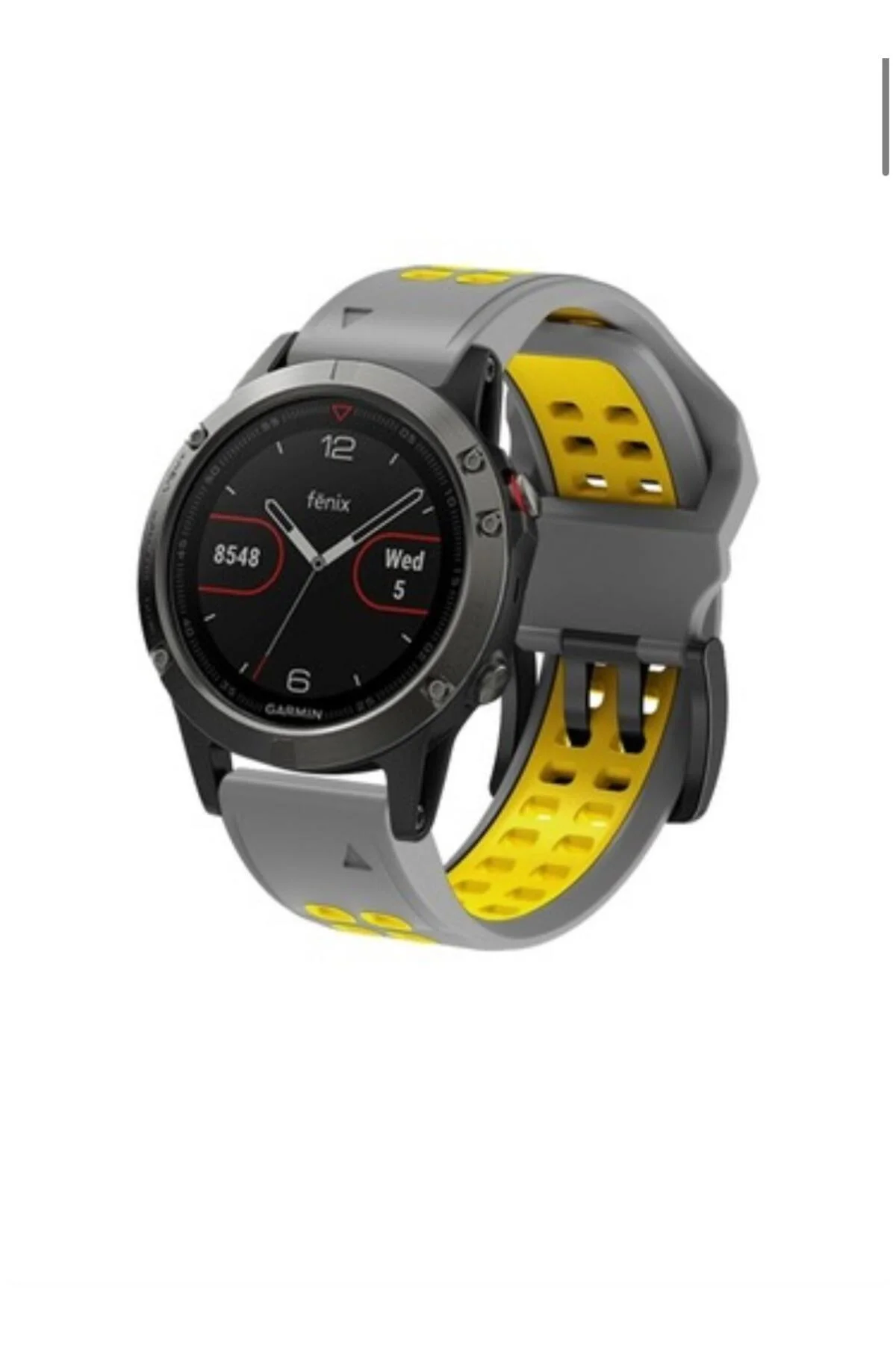 Garmin apporach 60-62 (22mm) Hızlı Bırakma Çift Sıralı Silikon Saat Kordonu