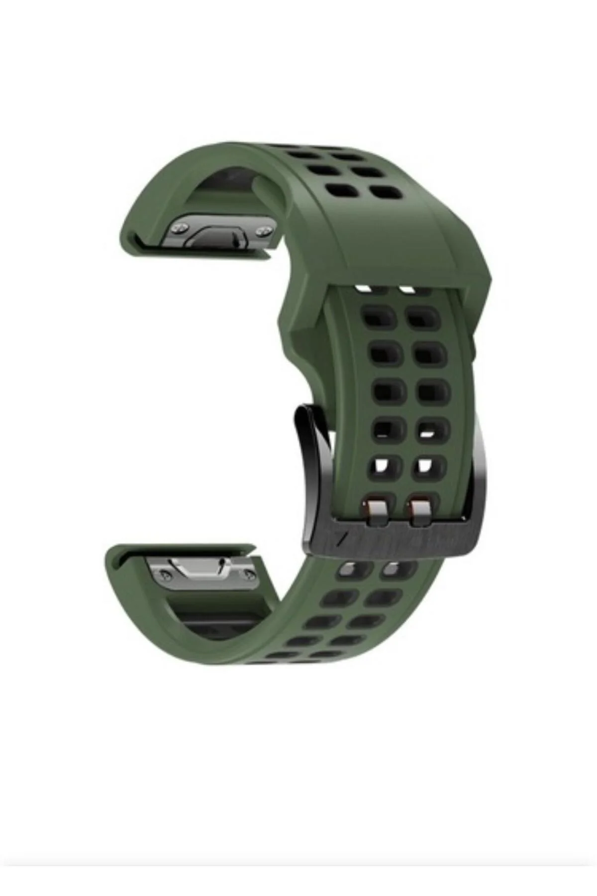 Garmin Marq Athlete Gen 2 (22mm) Hızlı Bırakma Çift Sıralı Silikon Saat Kordonu - Markacase Görsel 4