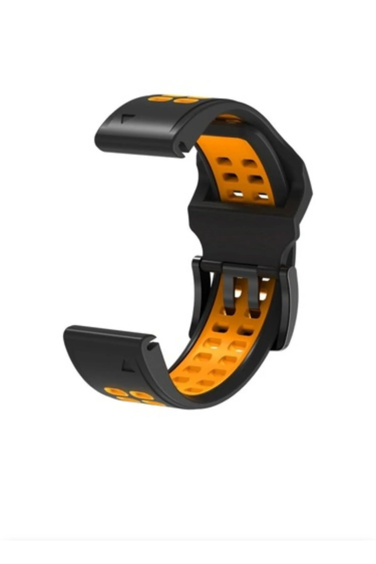 Garmin Fenix 5x-5x pro-5x plus Sapphire (26MM) Sıralı Silikon Saat Kordonu - Markacase Görsel 3