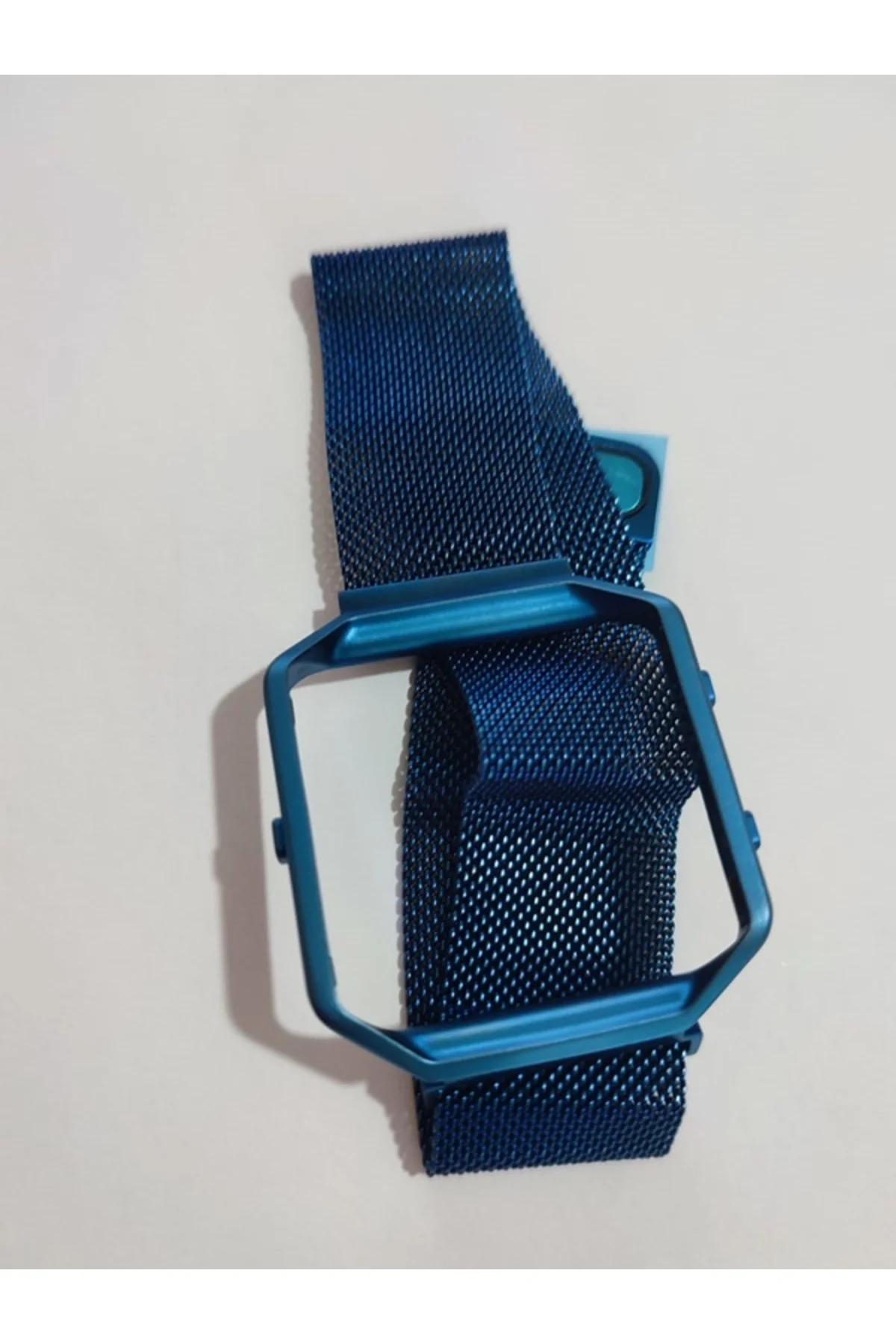 Fitbit Blaze Uyumlu Metal Mıknatıslı Milanese Kordon lacivert - Markacase Görsel 3