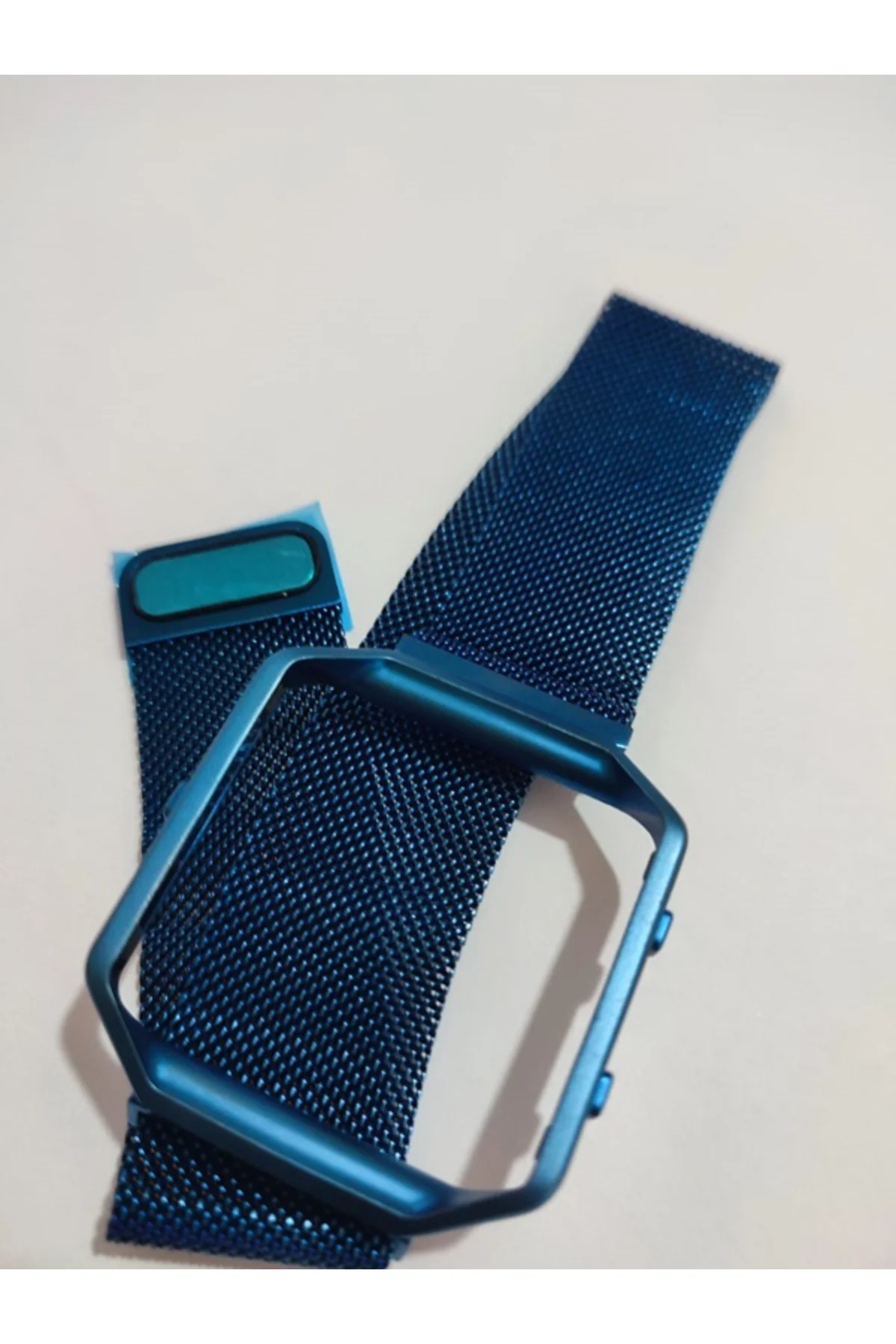 Fitbit Blaze Uyumlu Metal Mıknatıslı Milanese Kordon lacivert - Markacase Görsel 4