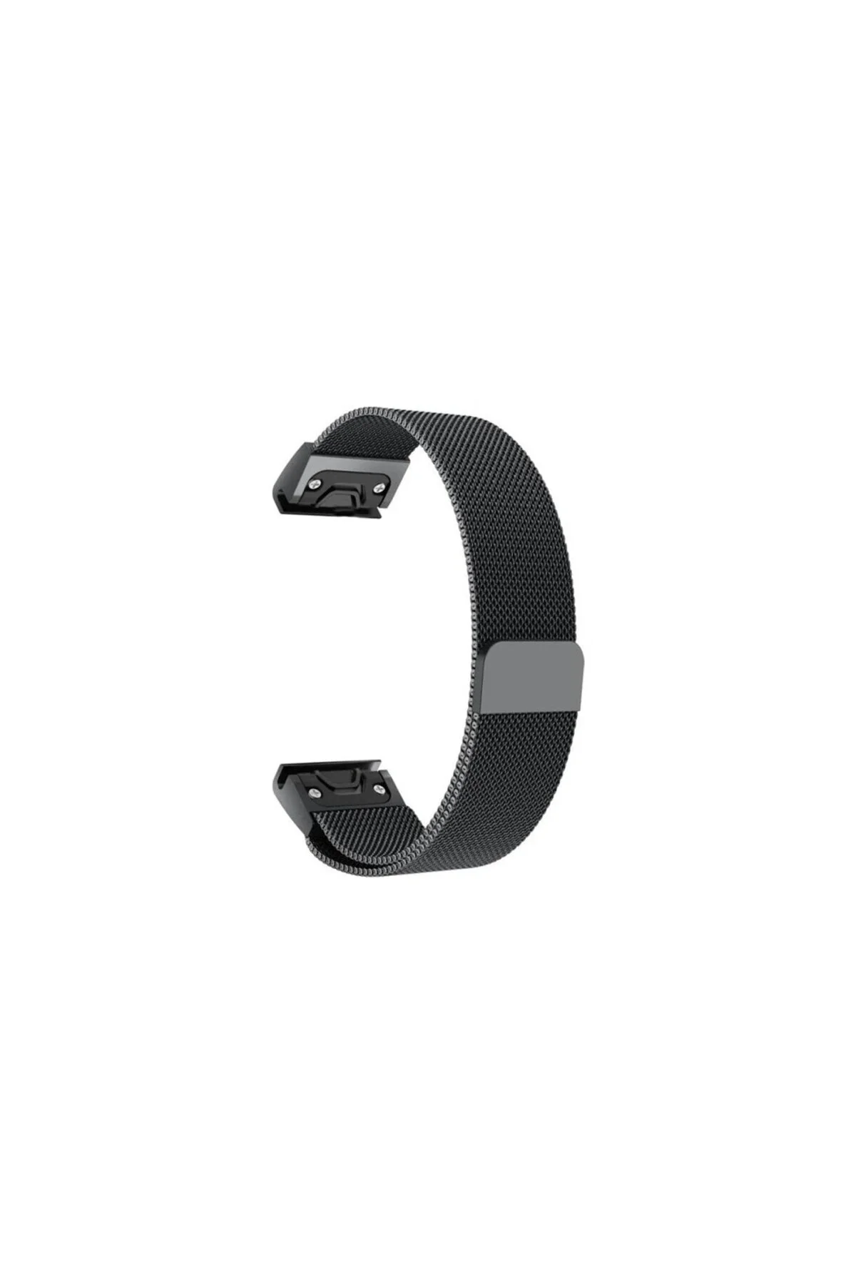 Garmin Fenix 6-6pro Için Manyetik Mıknatıslı Kordon Siyah