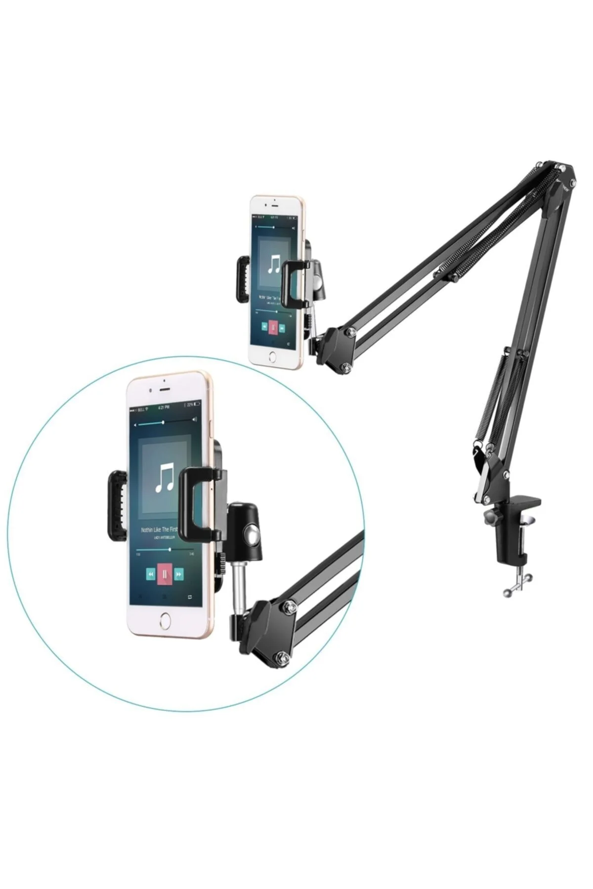 Huawei Mediapad M2 Uyumlu Metal Masa Tutucu