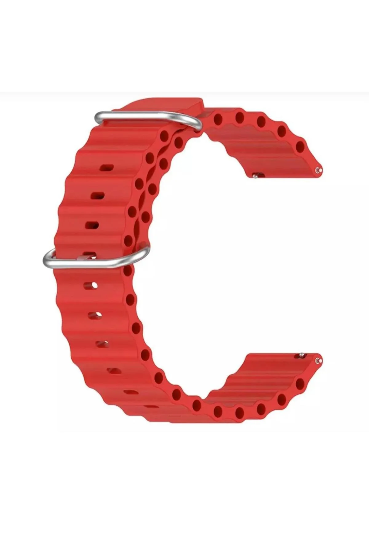 Samsung Galaxy Watch 7 40MM-44MM Uyumlu 20MM Için Ocean Loop Saat Kordonu - Markacase Görsel 2