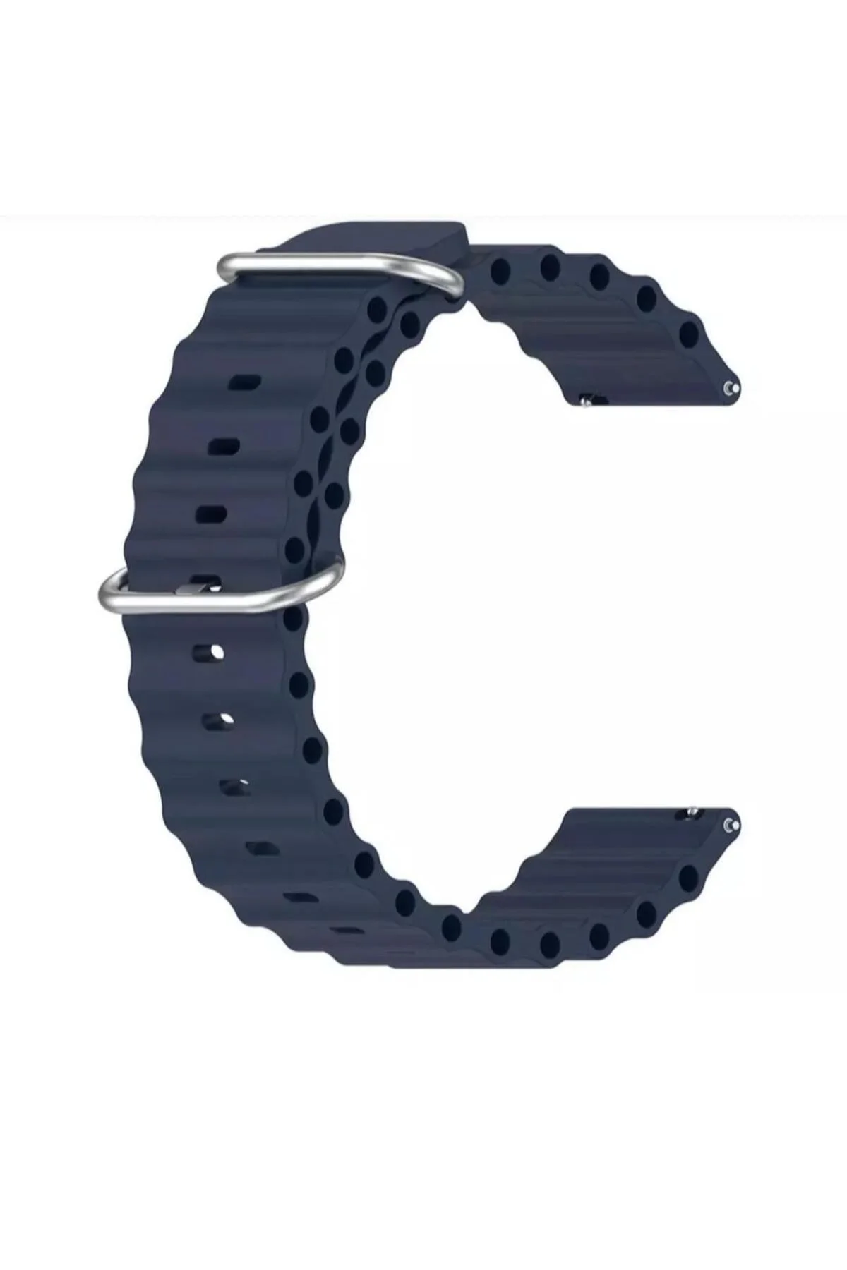 Samsung Galaxy Watch 7 40MM-44MM Uyumlu 20MM Için Ocean Loop Saat Kordonu - Markacase Görsel 3