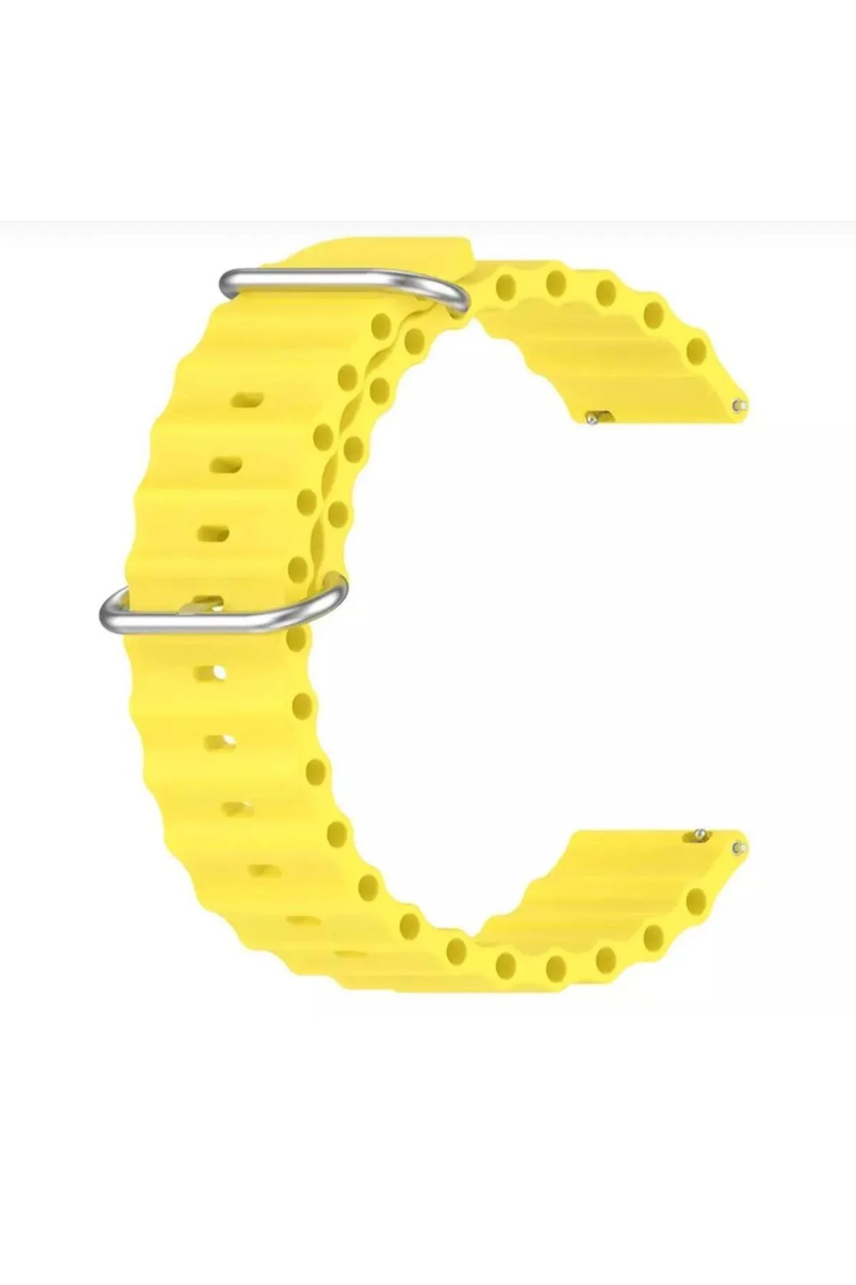 Samsung Galaxy Watch 7 40MM-44MM Uyumlu 20MM Için Ocean Loop Saat Kordonu - Markacase Görsel 3