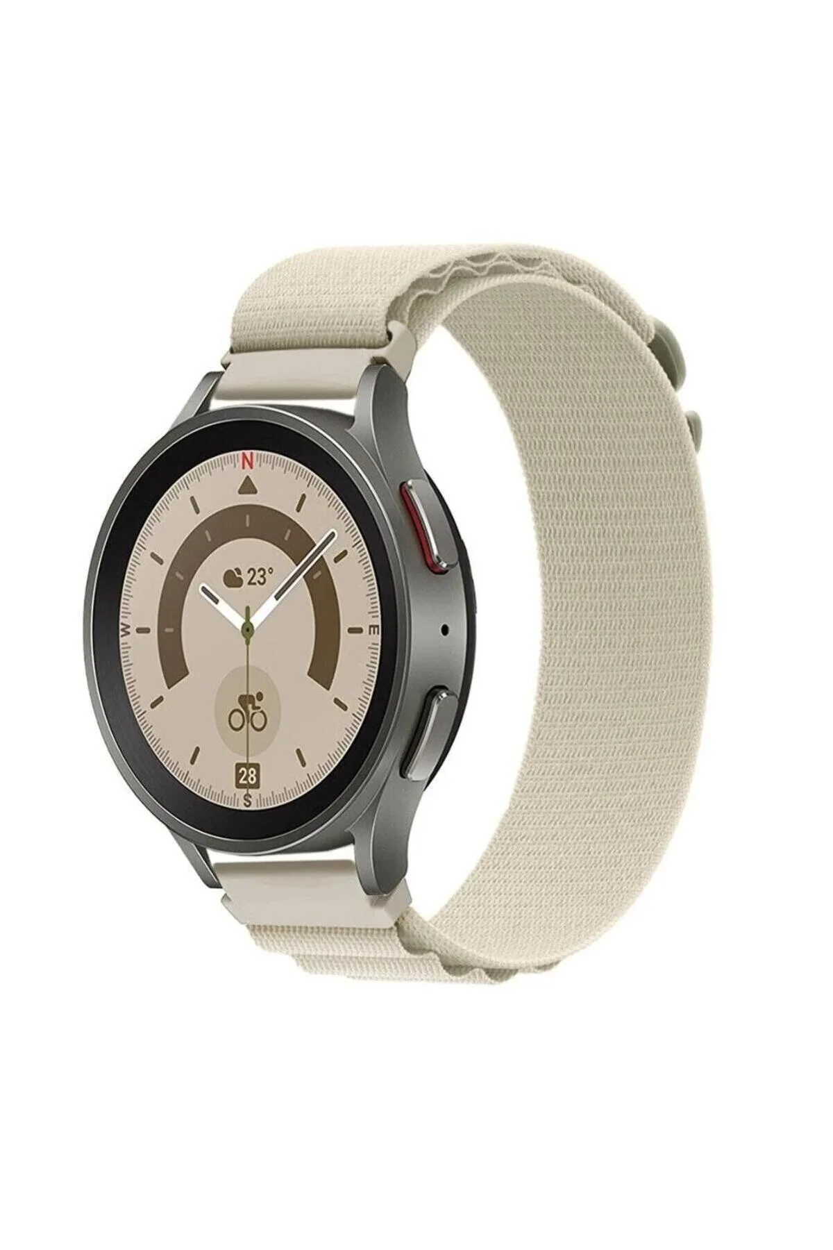 Samsung Galaxy Watch 6 – Classic 40-43-44-47MM Uyumlu 20MM Için Frost Alpine Loop Kordon