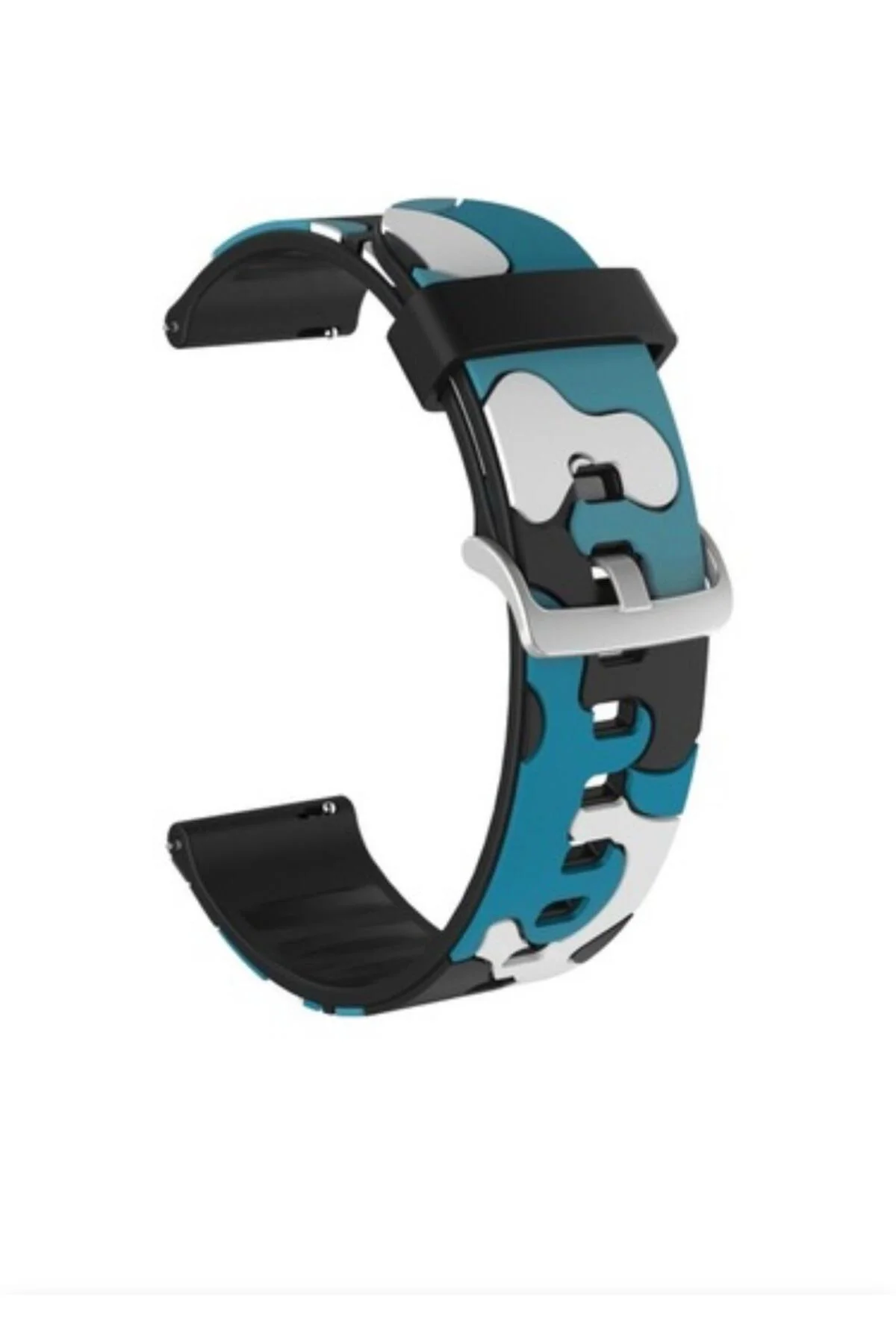 Samsung Galaxy Watch 6 – Classic 40-43-44-47MM Uyumlu 20MM Için Kamuflaj Saat Kordonu