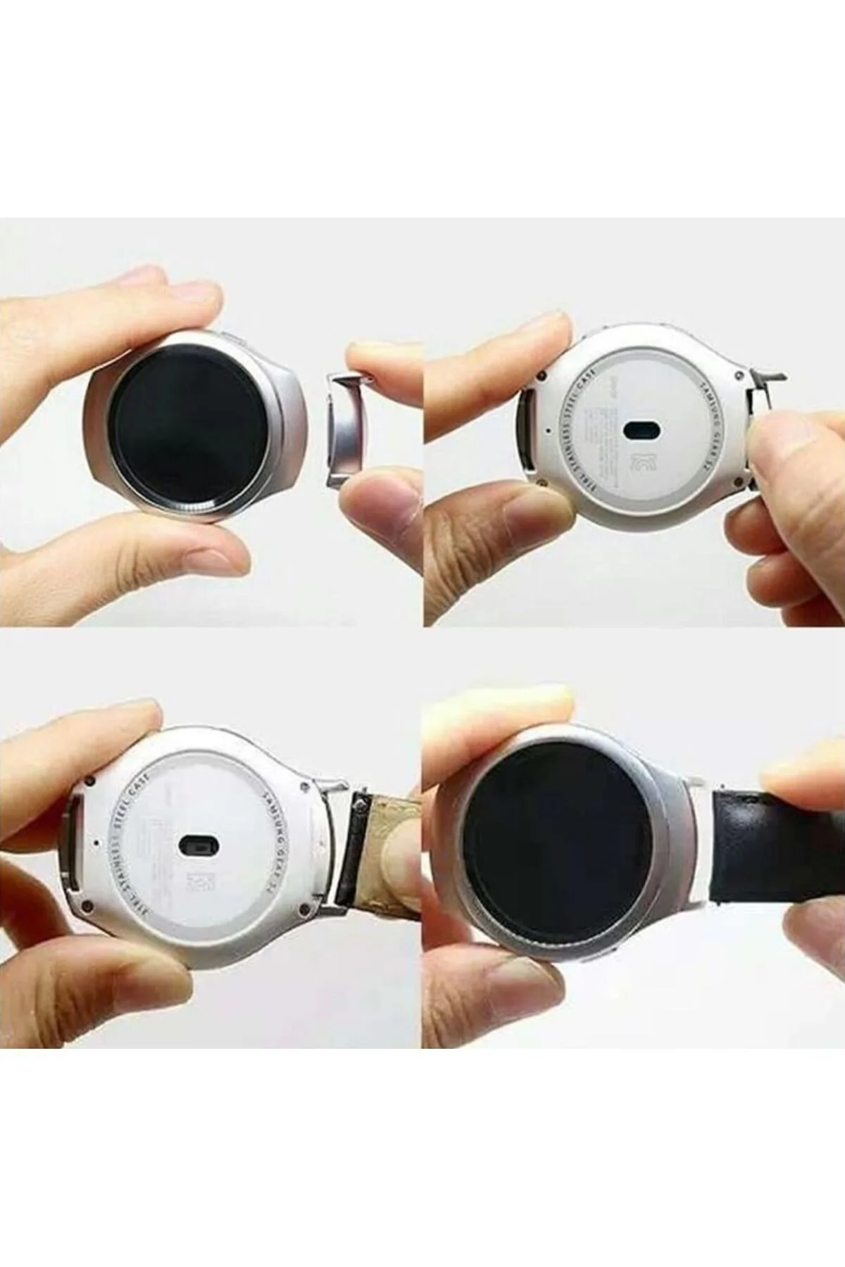 Samsung Gear S2 için Uyumlu Paslanmaz Çelik Metal Toka - Markacase Görsel 5