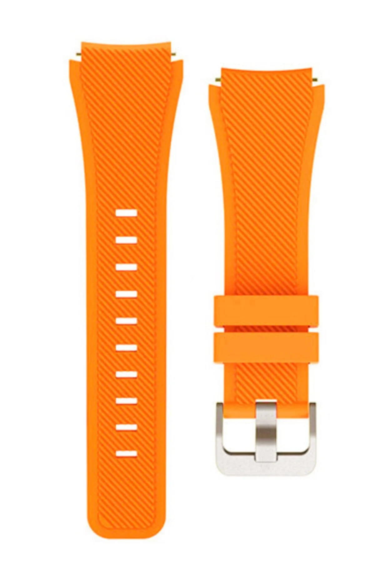 Amazfit Gtr 2 Için Silikon Kordon Açık Turuncu