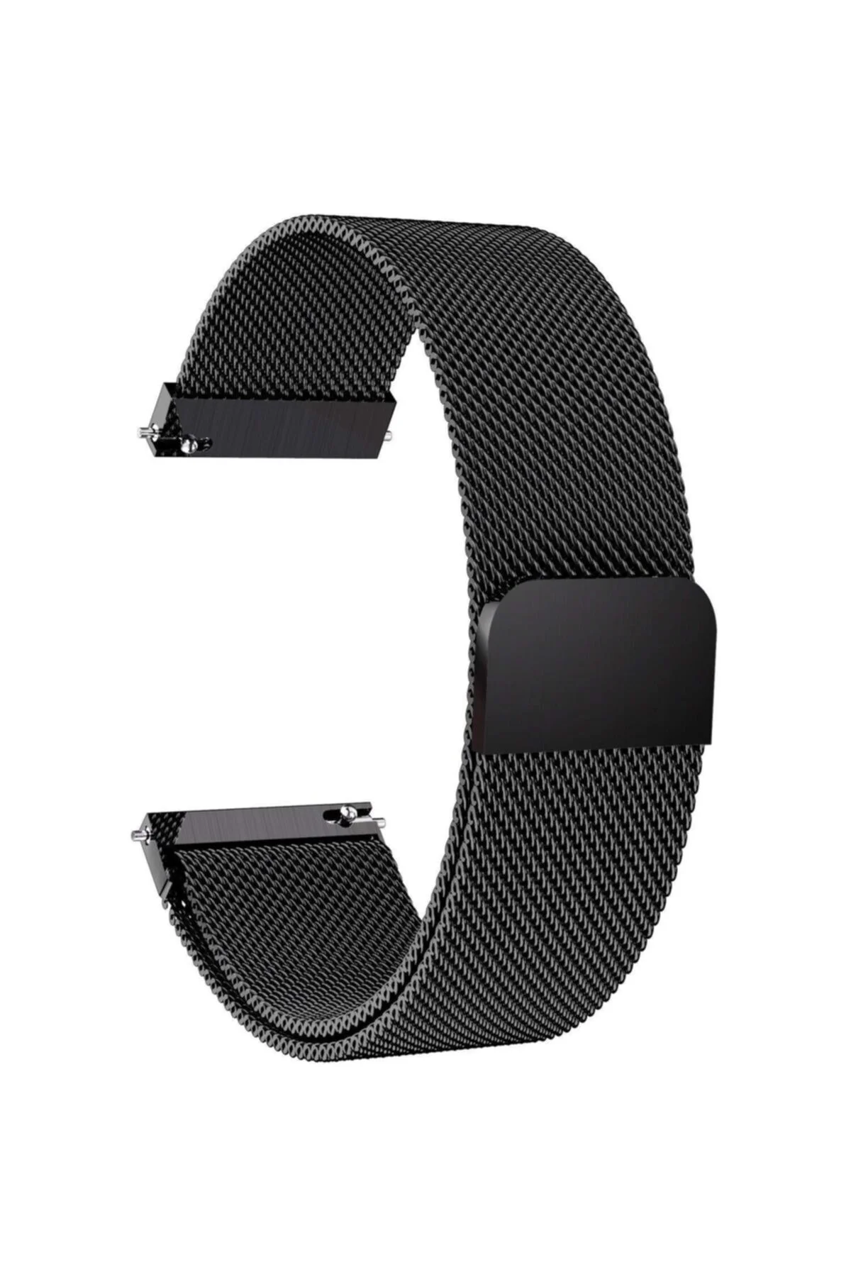 Fossil Watch Gen 6 Için Metal Milanese Kordon Siyah