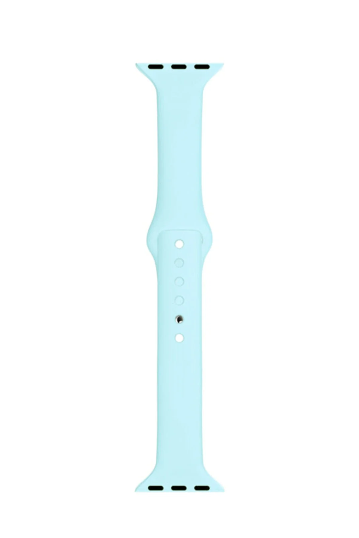 Apple Watch Seri 1 2 3 Için 38 Mm Slim Silikon Kordon Kayış Sky Blue