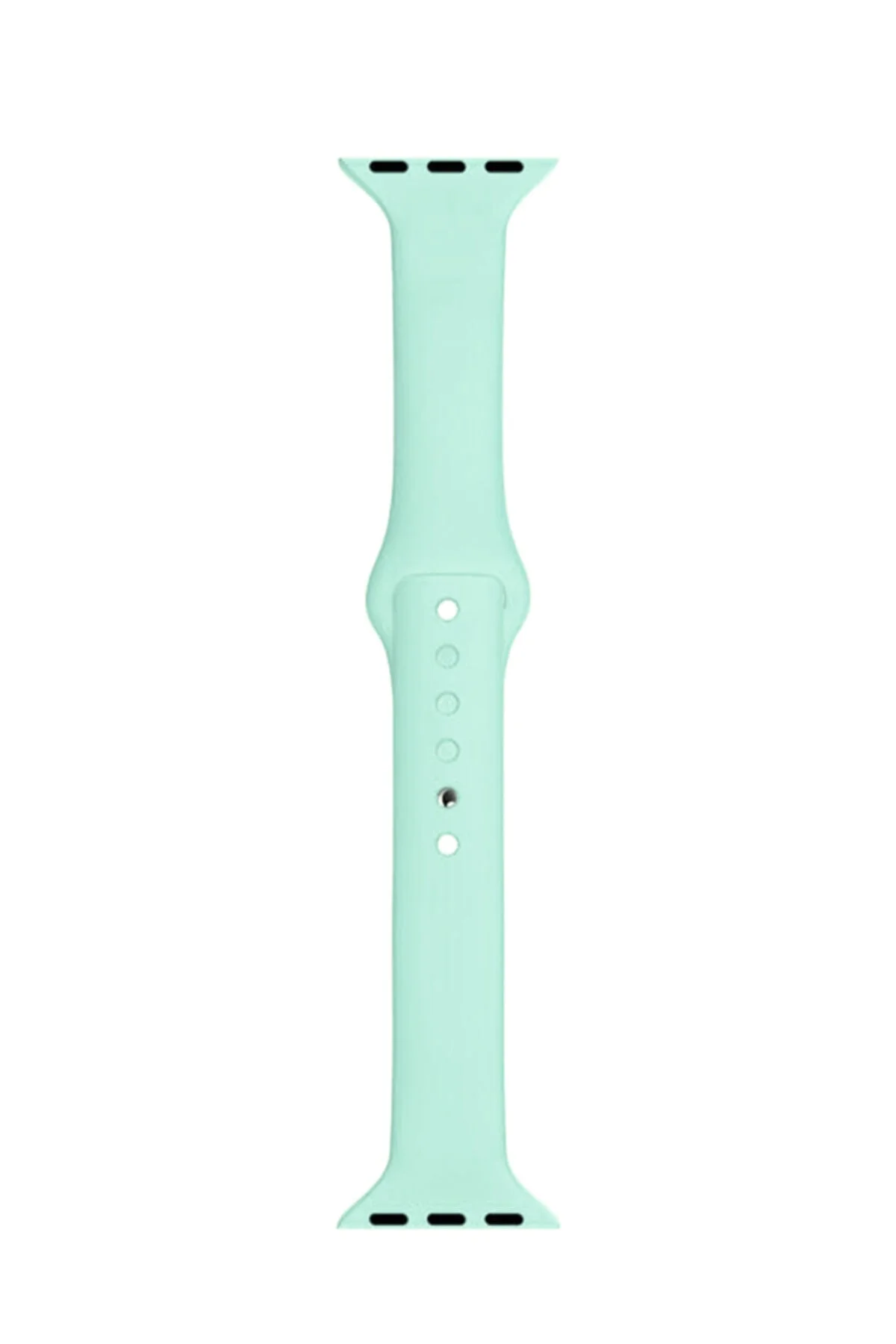Apple Watch Seri 1 2 3 Için 38 Mm Slim Silikon Kordon Kayış Su Yeşili