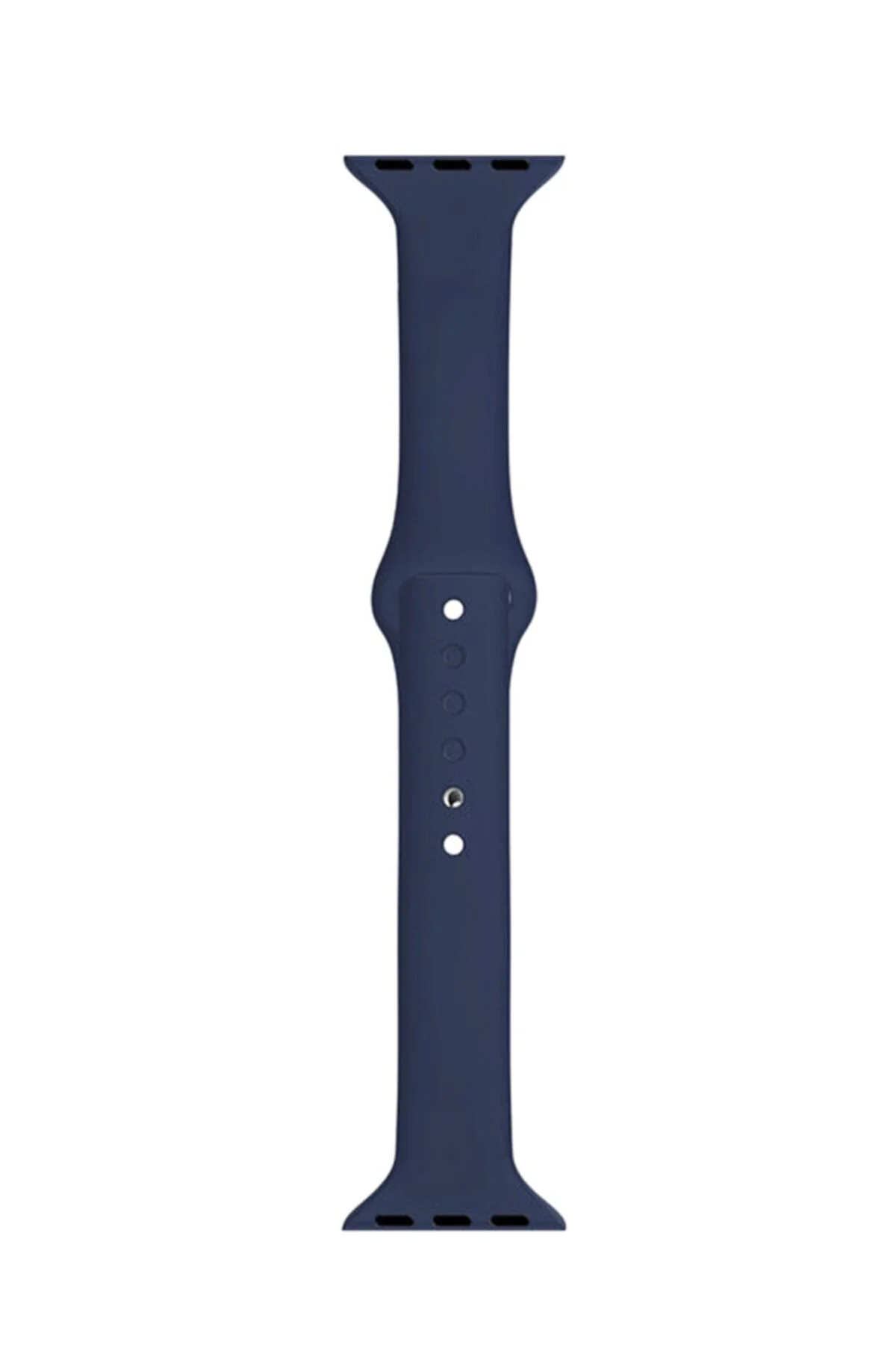 Apple Watch Seri 4 5 6 Için 40 Mm Slim Silikon Kordon Lacivert