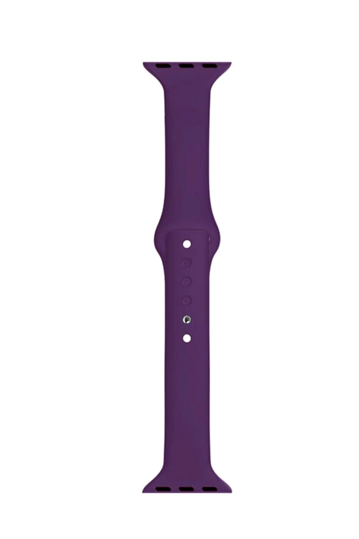 Apple Watch Seri 4 5 6 Için 40 Mm Slim Silikon Kordon Mor
