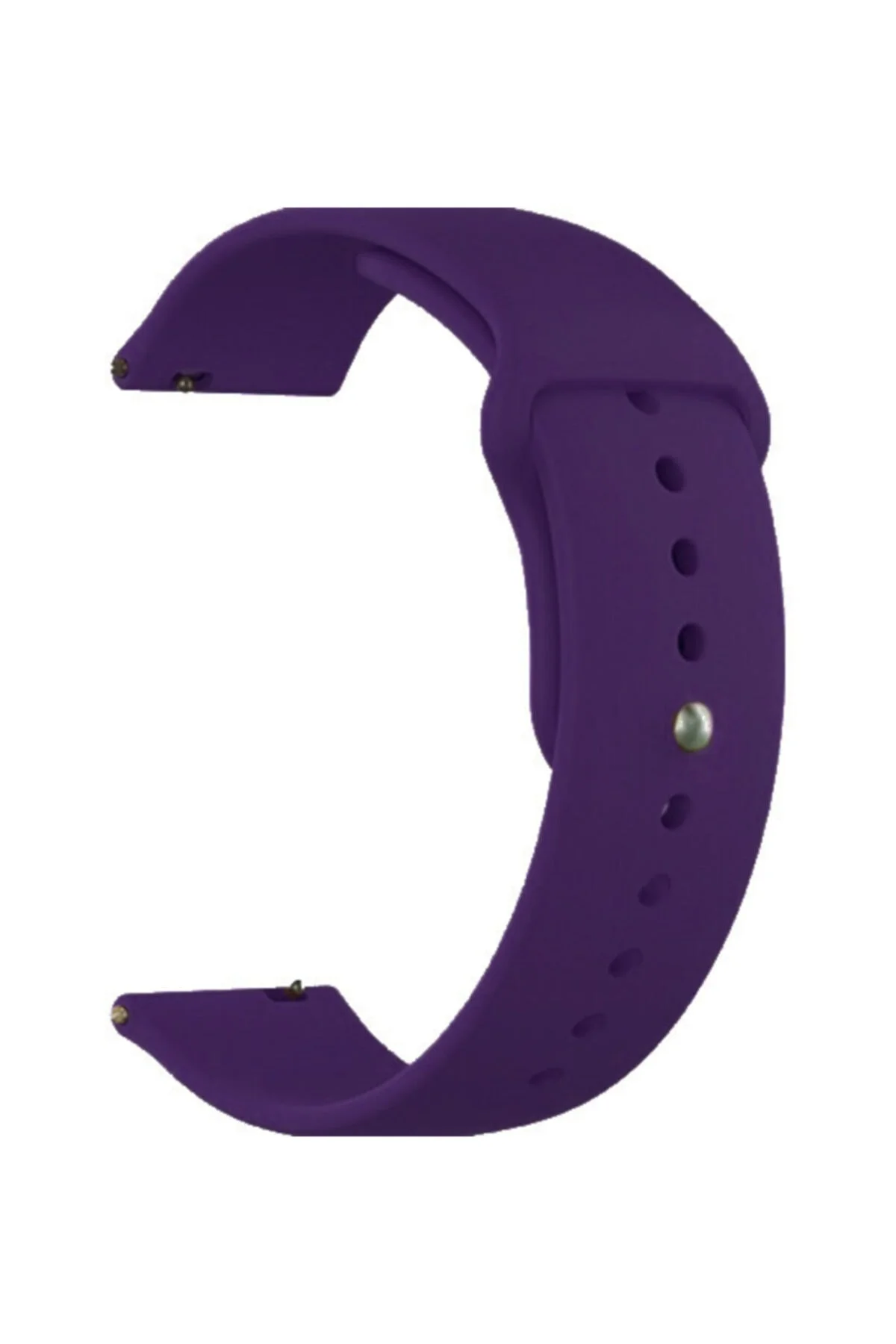 Amazfit Gtr 42 Mm(A1910) Için Silikon Kordon Mor