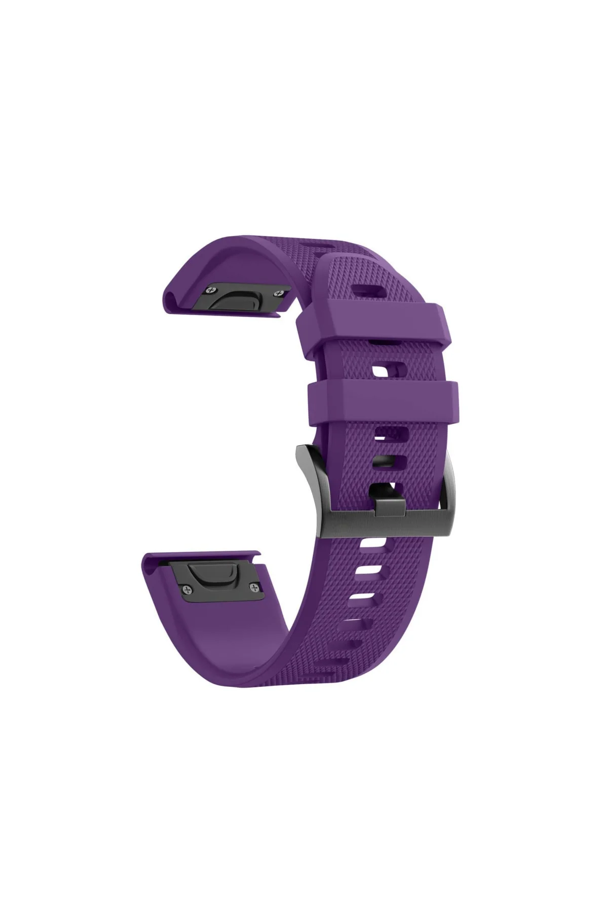 Garmin Tactix Charlie Için Quick Fit Özellikli Silikon Kordon Mor