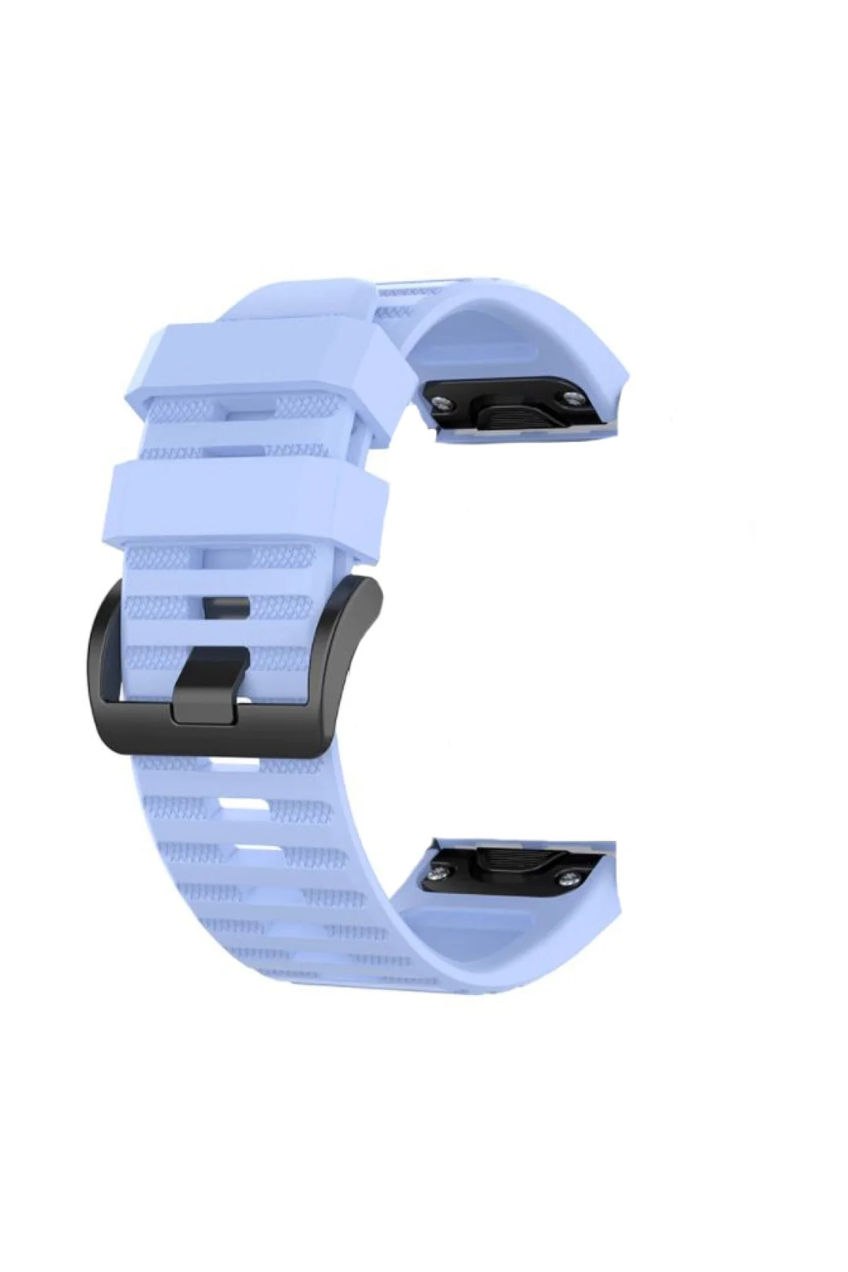 Garmin Tactix Charlie Için Quick Fit Özellikli Silikon Kordon Kayış Açık Mor