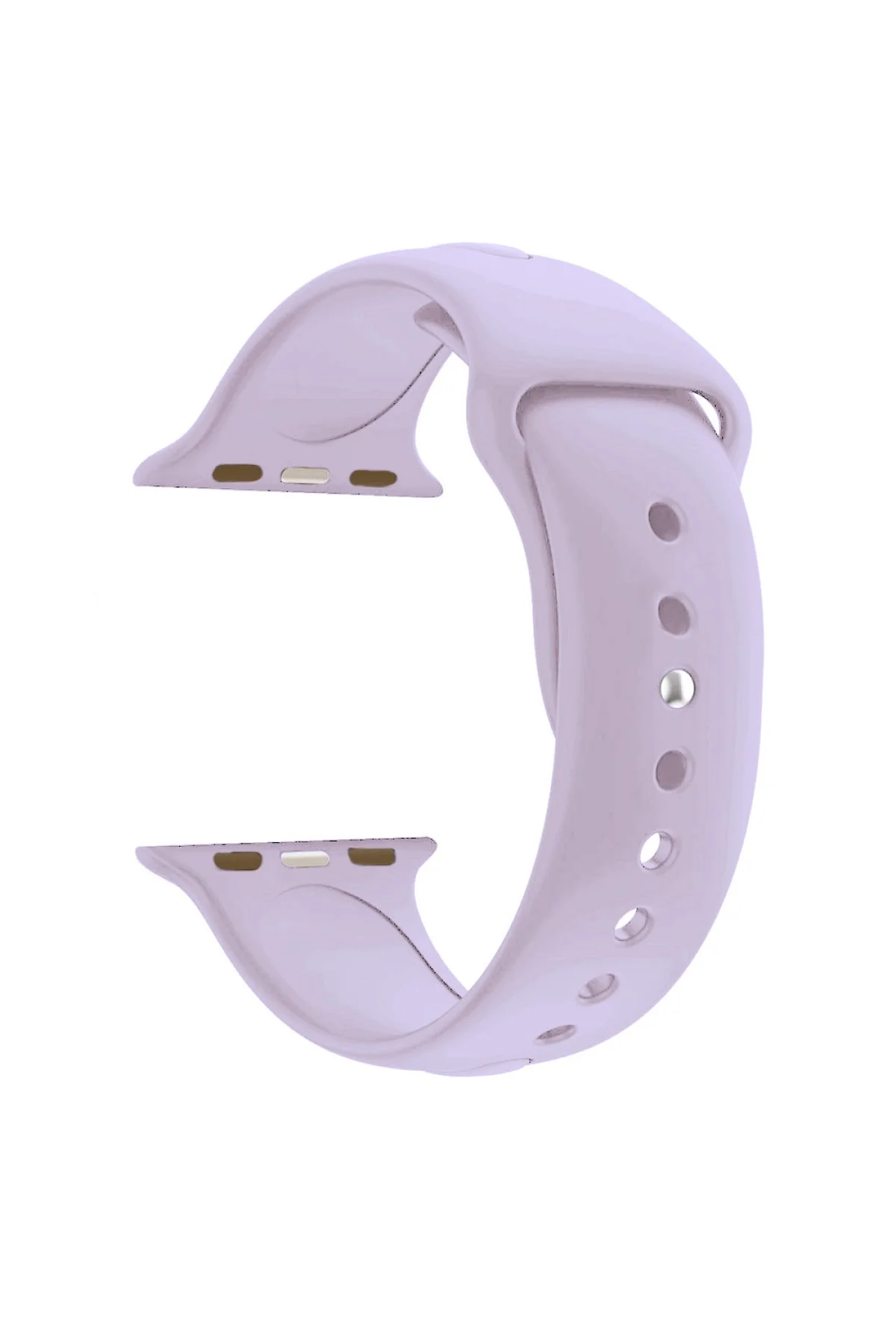 Apple Watch Se Için 40 Mm Small Beden(s/m Size) Spor Silikon Kordon(54 Farklı Renk) Lila