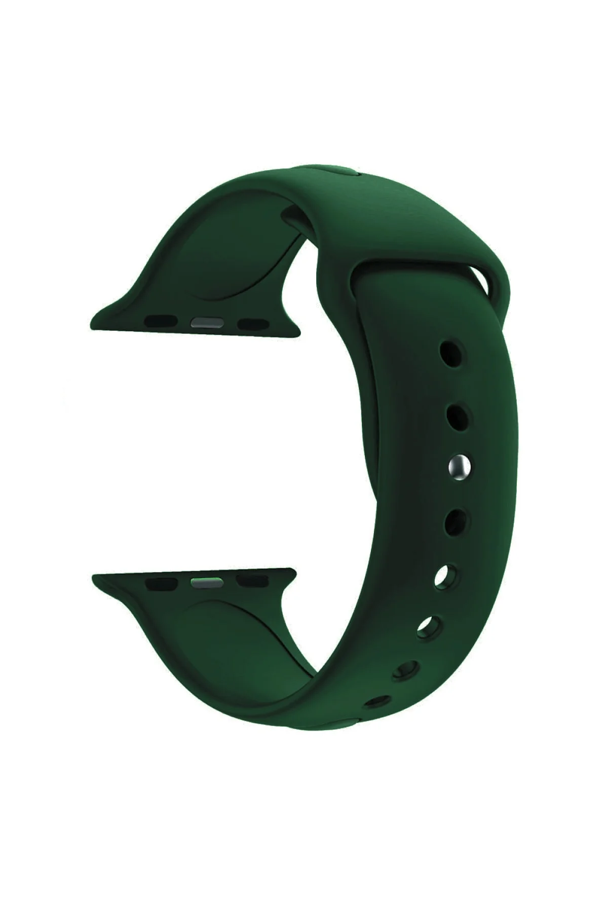Apple Watch Se Için 40 Mm Small Beden(s/m Size) Silikon Kordon Pine Green(çam Yeşili)