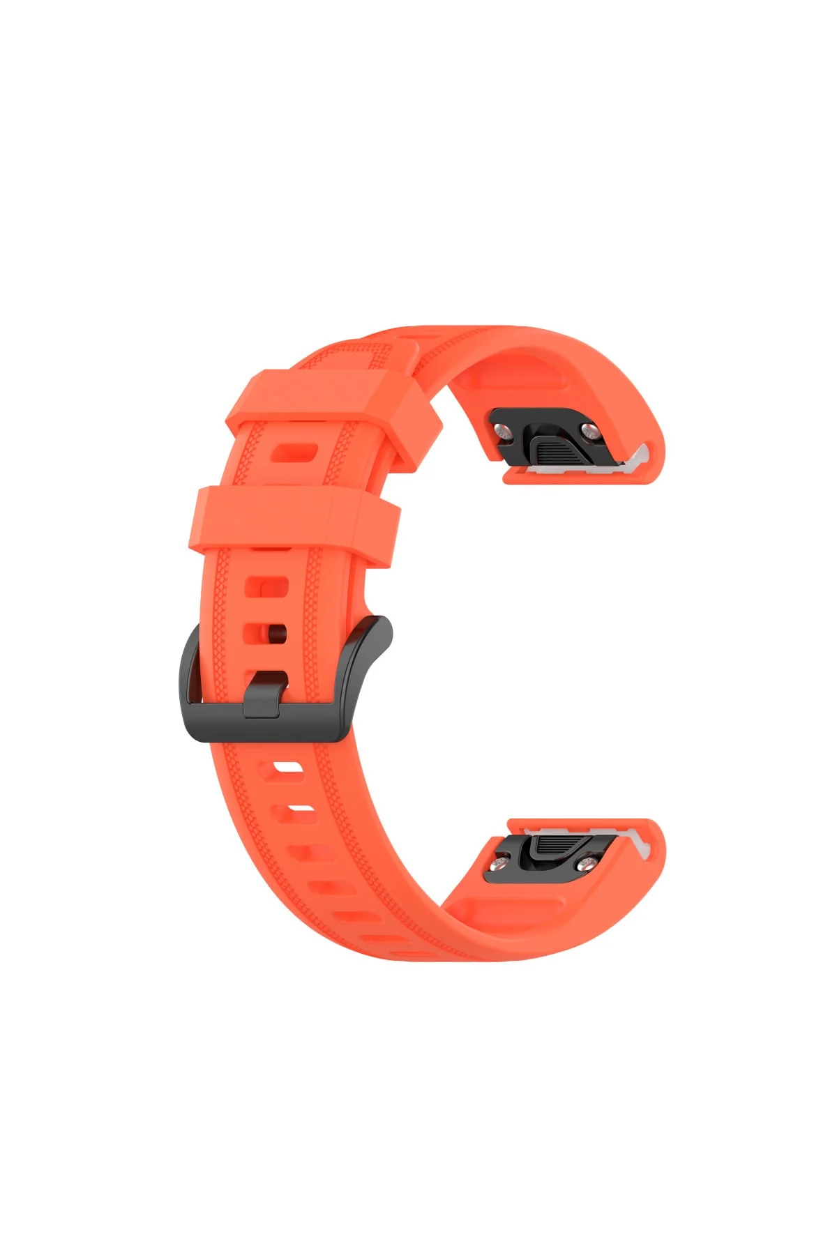 Garmin D2 Delta S Uyumlu Quick Fit Özellikli Silikon Kordon Kayış Nektarin
