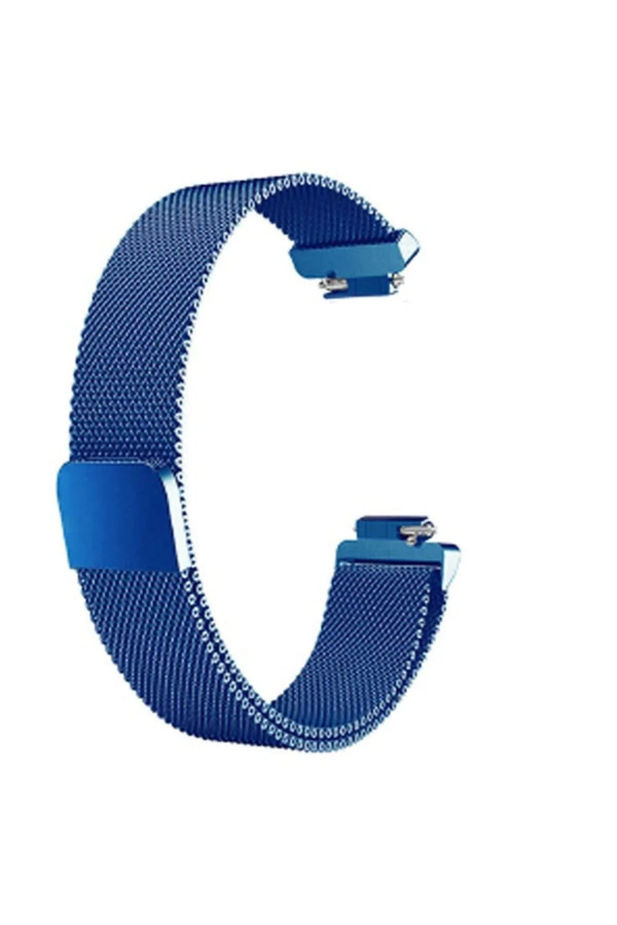 Fitbit Inspire - Inspire Hr Için Metal Milanese Kordon Lacivert