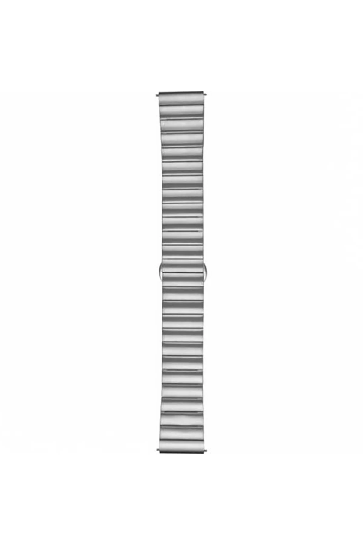 Samsung Galaxy Watch 4 44 Mm R870 Için Baklalı Metal Kordon Gümüş