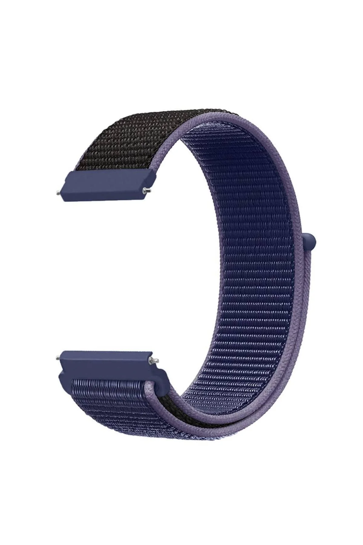 Samsung Galaxy Watch 4 Classic 46 Mm R890 Için Dokuma Kordon Midnight Blue