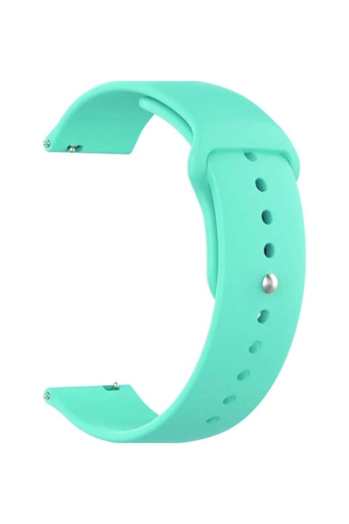 Samsung Galaxy Watch 4 40 Mm R860 Için Spor Silikon Kordon Marine Green