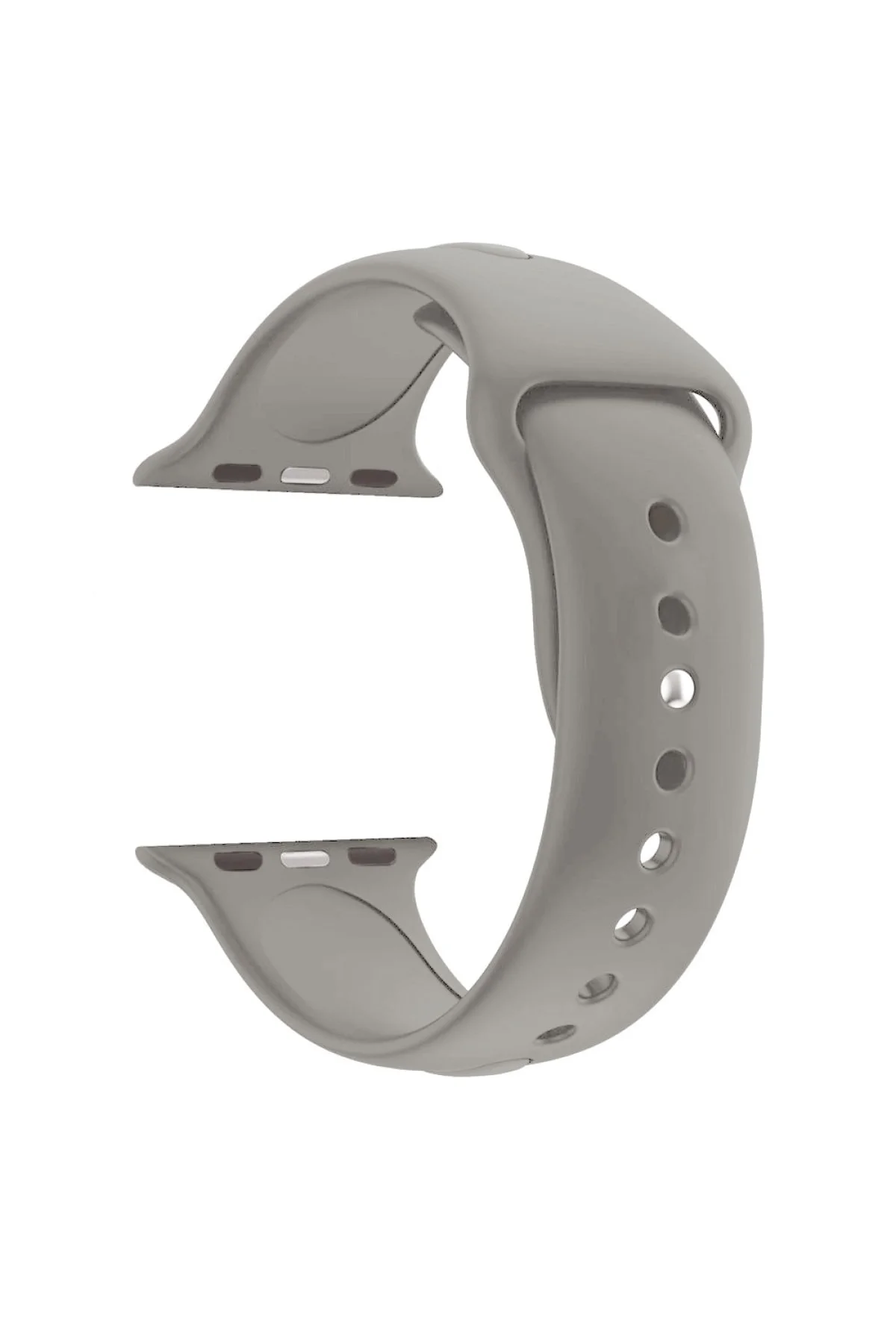 Apple Watch Se Için 44 Mm Small Beden(s/m Size) Silikon Kordon(54 Renk) Taş Rengi
