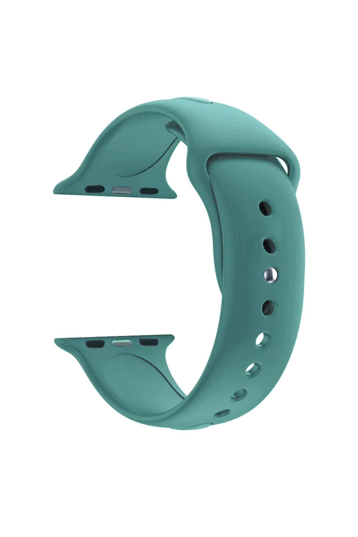 Apple Watch Seri 4 5 6 Için 44 Mm Small Beden(s/m Size) Silikon Kordon Deniz Mavisi