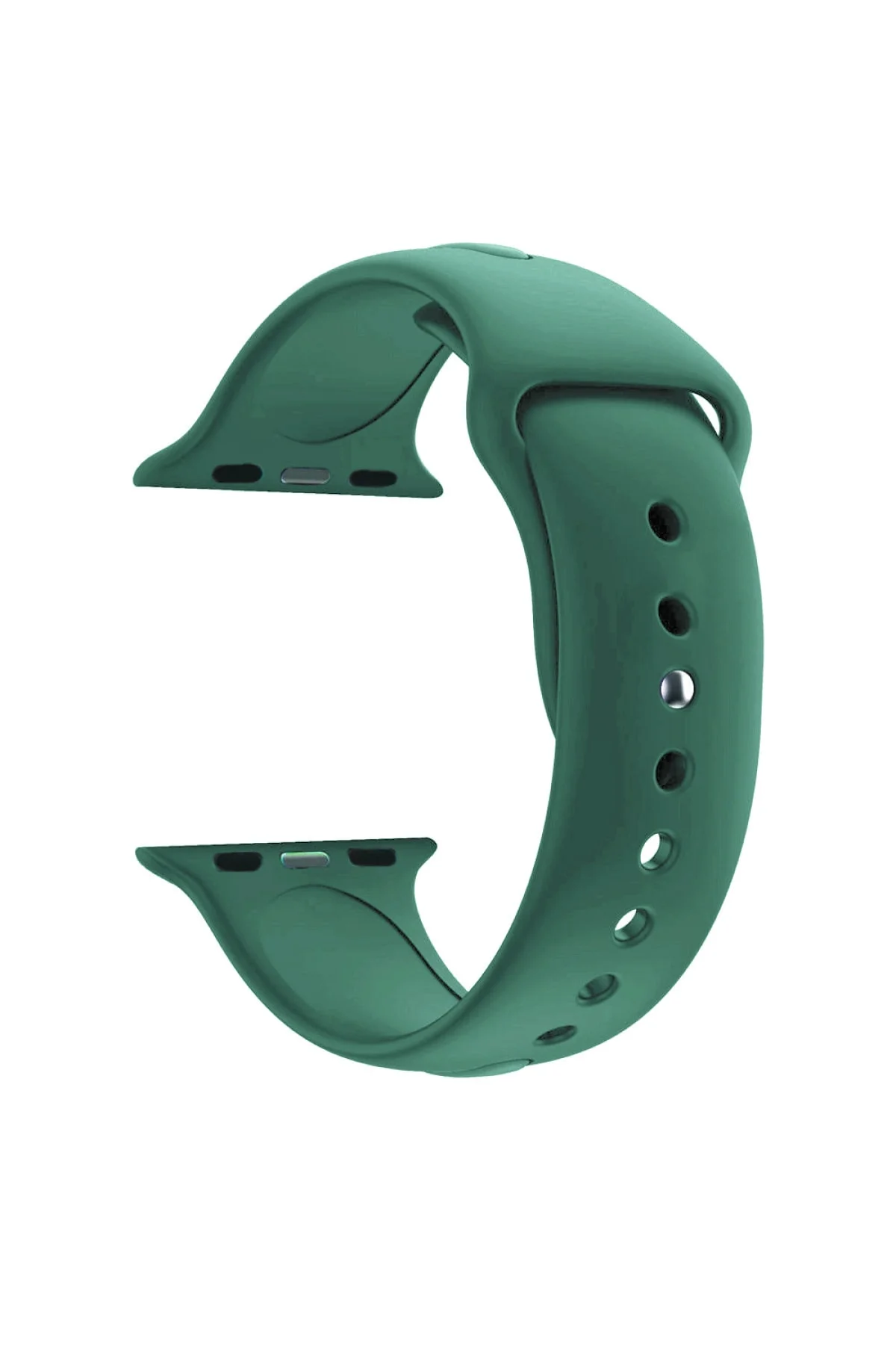 Apple Watch Seri 4 5 6 Için 44 Mm Small Beden(s/m Size) Silikon Kordon(54 Renk) Rock Blue