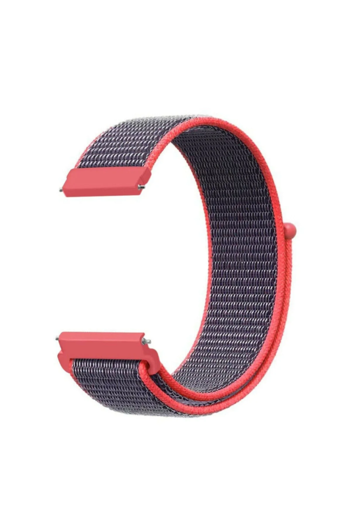 Samsung Gear Sport (SM-R600) Uyumlu Dokuma Pimli Kordon Elektrik Pembe