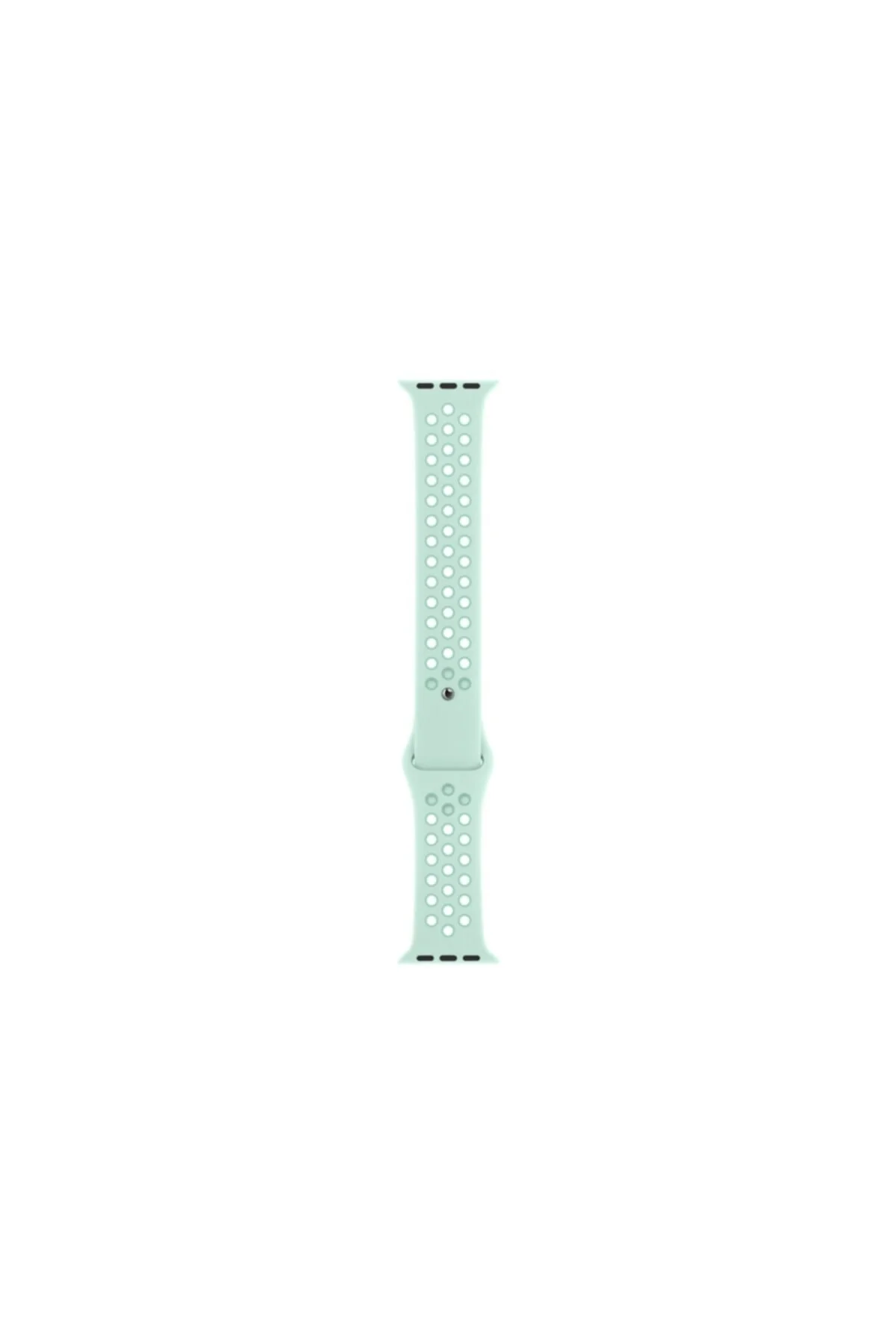 Apple Watch Seri 1 2 3 38 Mm Için Deniz Mavisi Small Beden Delikli Silikon Kordon