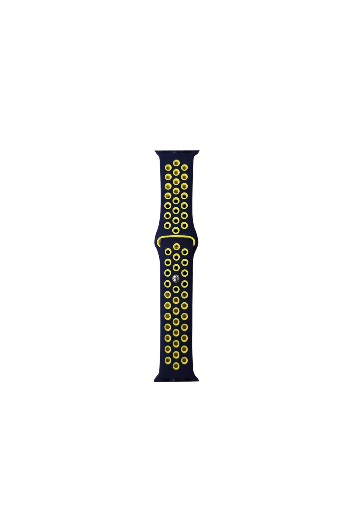 Apple Watch Uyumlu Seri 1 2 3 42 mm Için Small Beden S/M Sıze Delikli Silikon Kordon