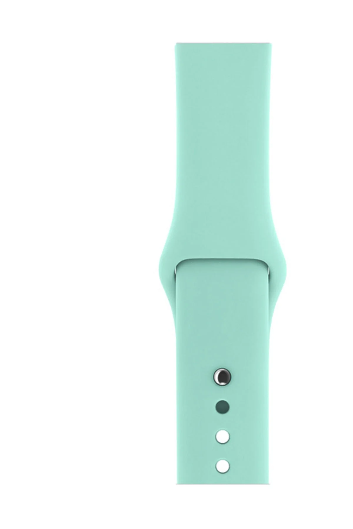 Deniz Yeşili Watch Series 4 5 Uyumlu 40 mm Silikon Kordon M - Markacase Görsel 2