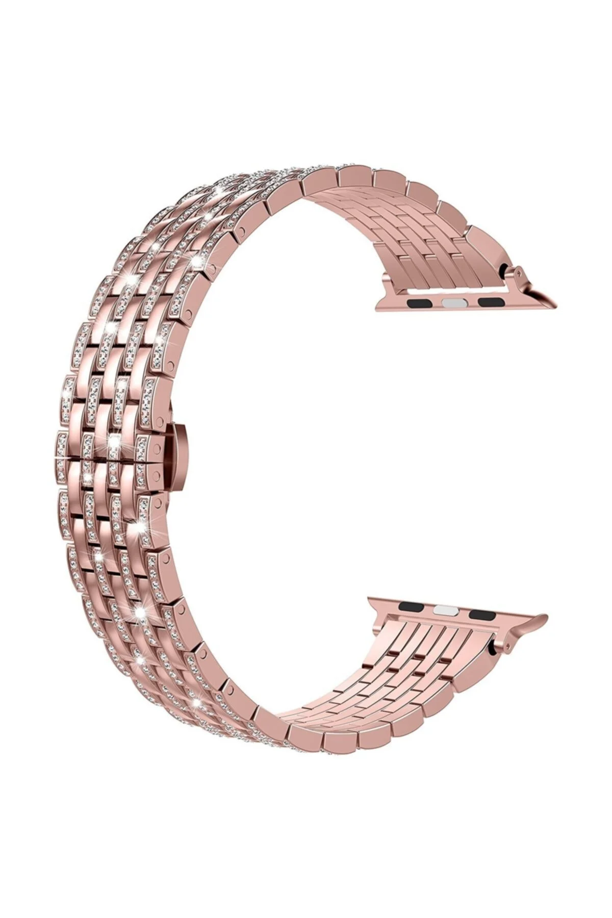 Apple Watch Için 38-40 Mm Özel Pırlanta Görünümlü Kordon