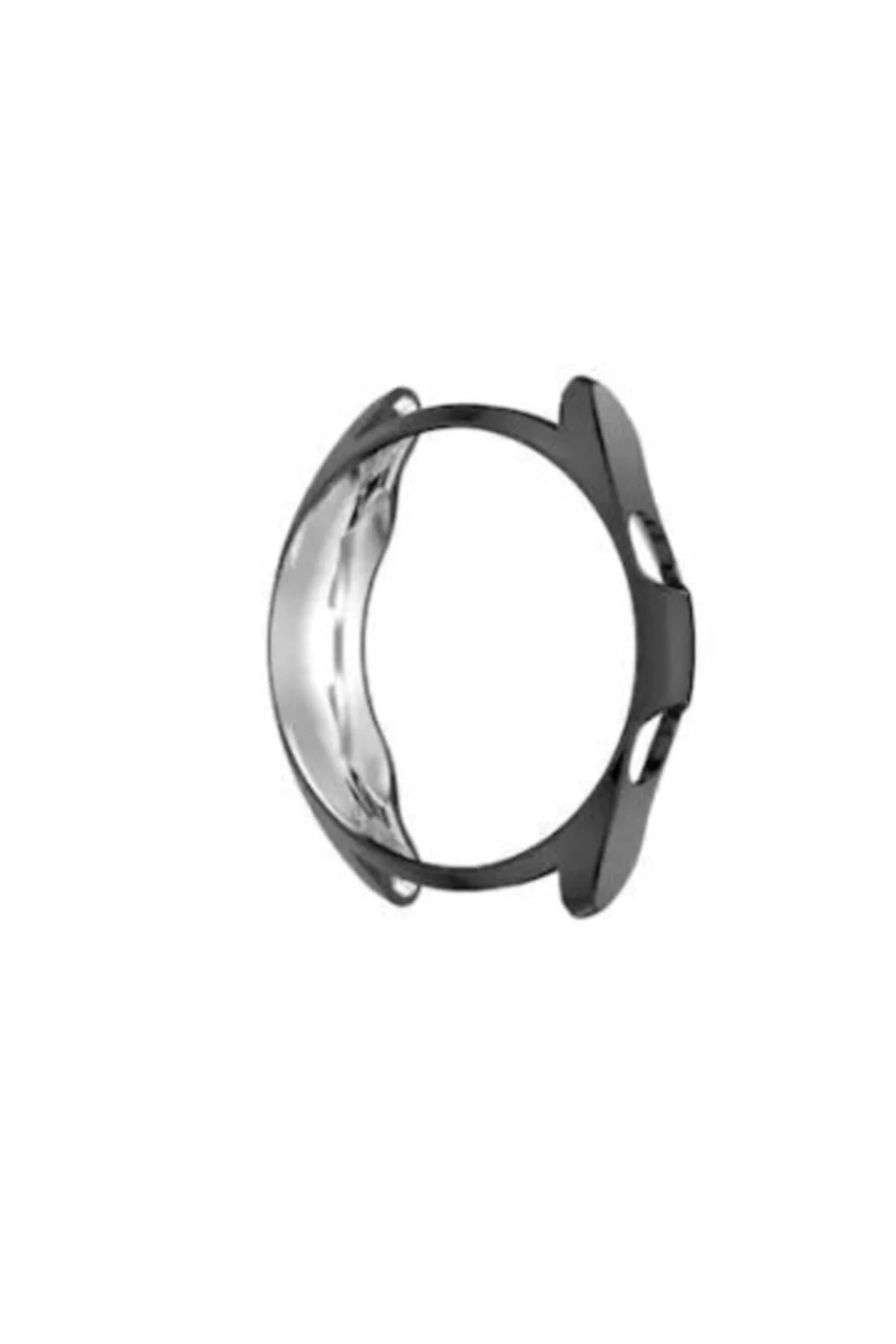Samsung Galaxy Watch 3 45 Mm Silikon Kenar Koruyucu Kılıf Siyah